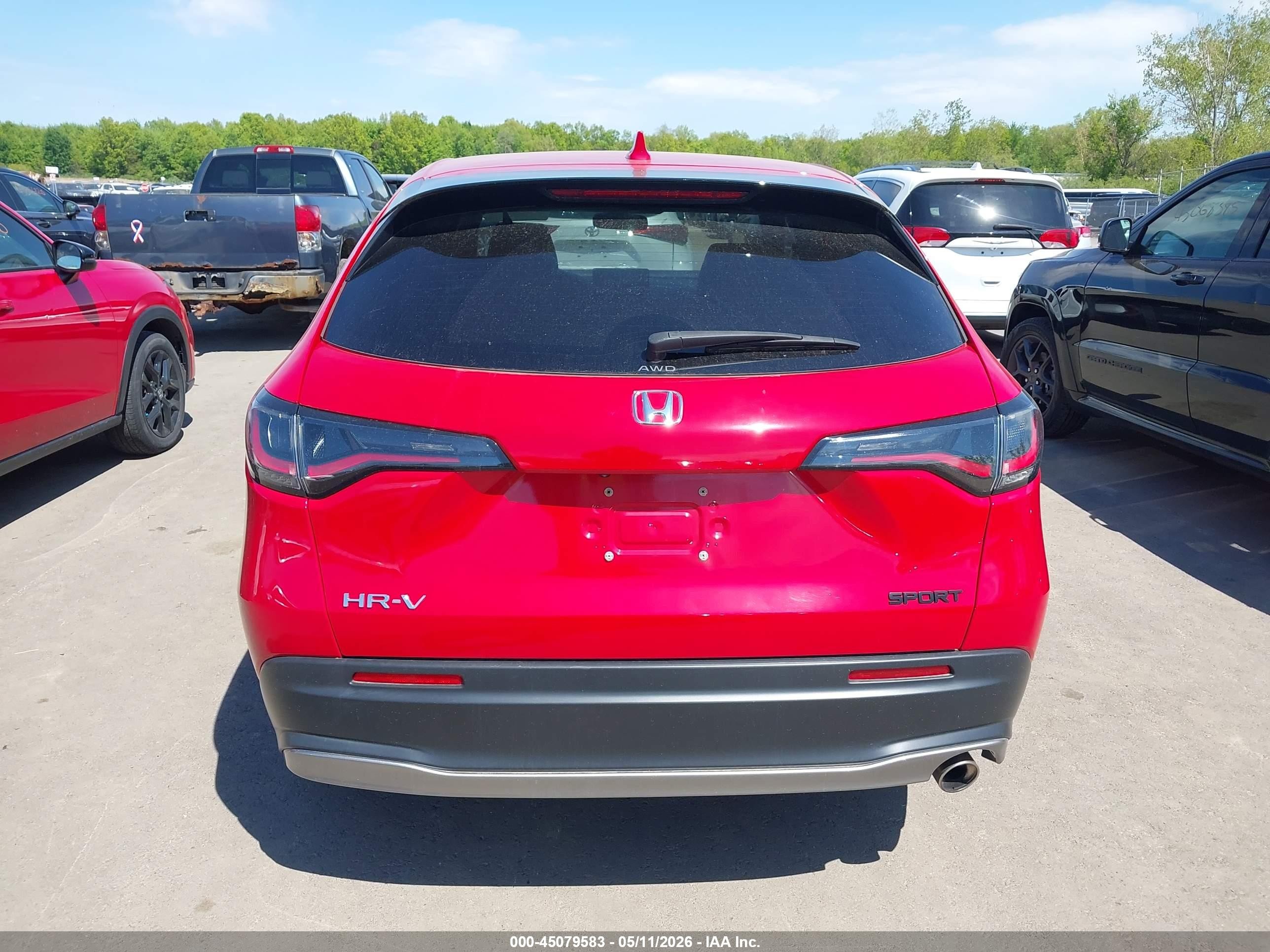 2023 Honda Hr-v Awd Sport Красный vin: 3CZRZ2H5XPM726426