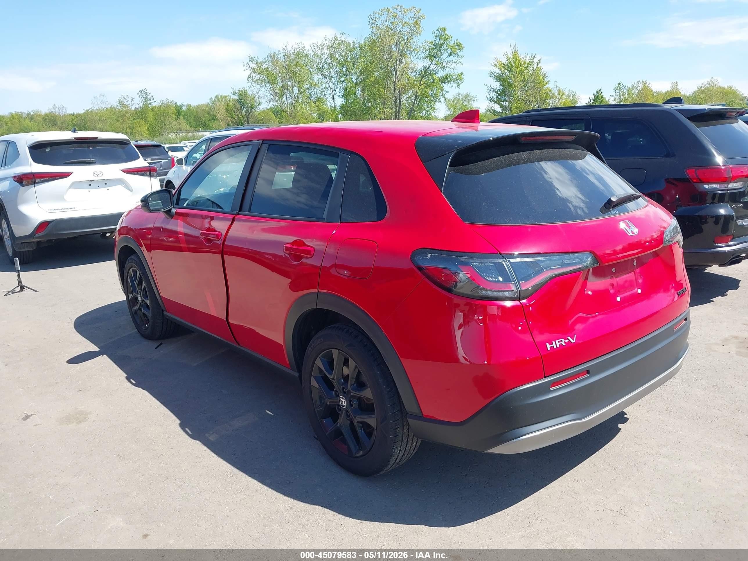 2023 Honda Hr-v Awd Sport Красный vin: 3CZRZ2H5XPM726426