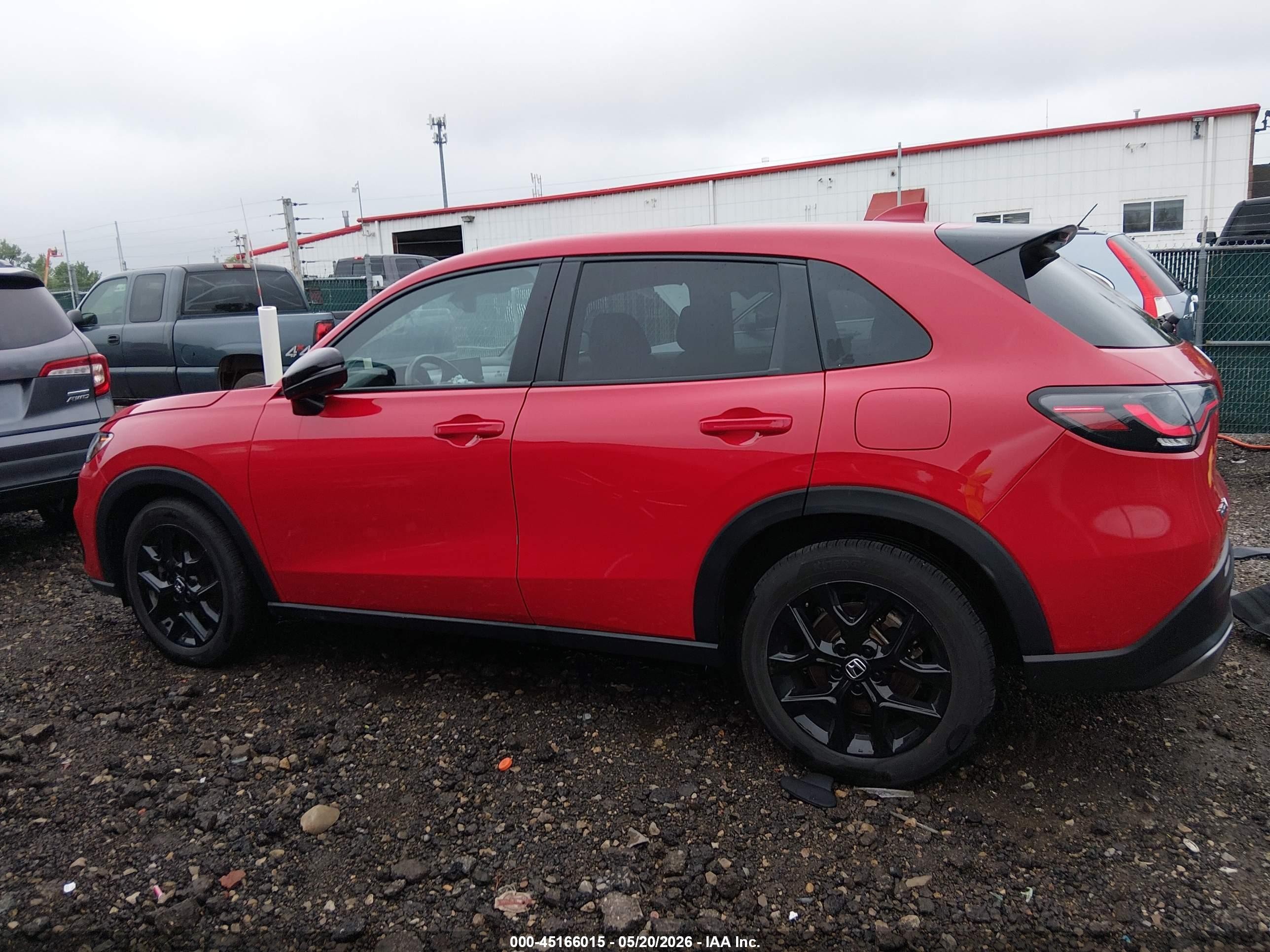 2024 Honda Hr-v Awd Sport/awd Sport W/o Bsi Red vin: 3CZRZ2H5XRM752415