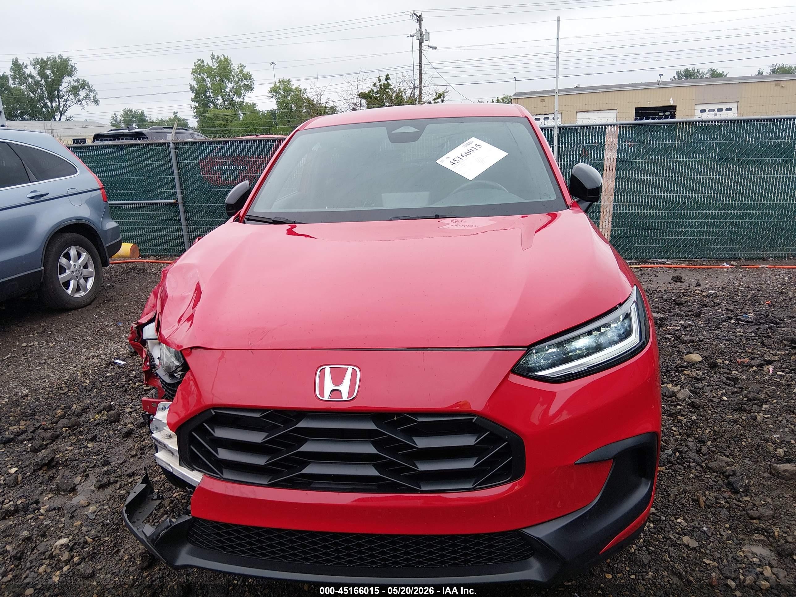 2024 Honda Hr-v Awd Sport/awd Sport W/o Bsi Red vin: 3CZRZ2H5XRM752415