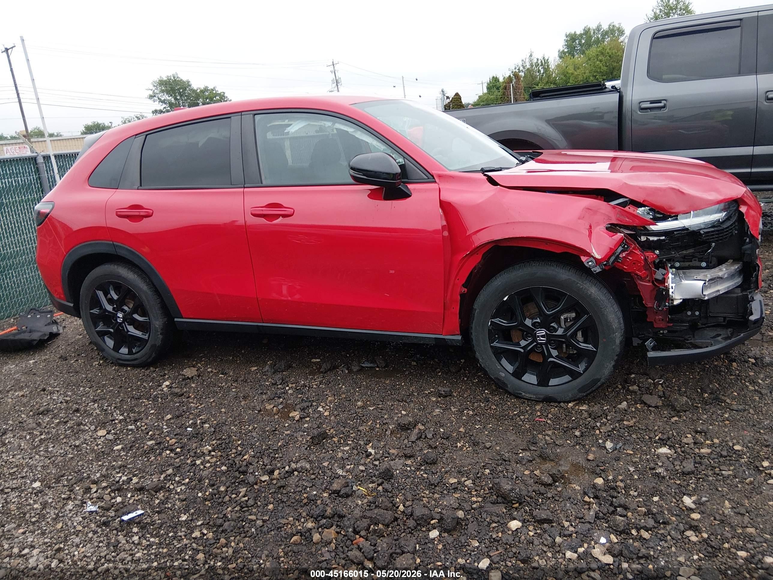 2024 Honda Hr-v Awd Sport/awd Sport W/o Bsi Red vin: 3CZRZ2H5XRM752415