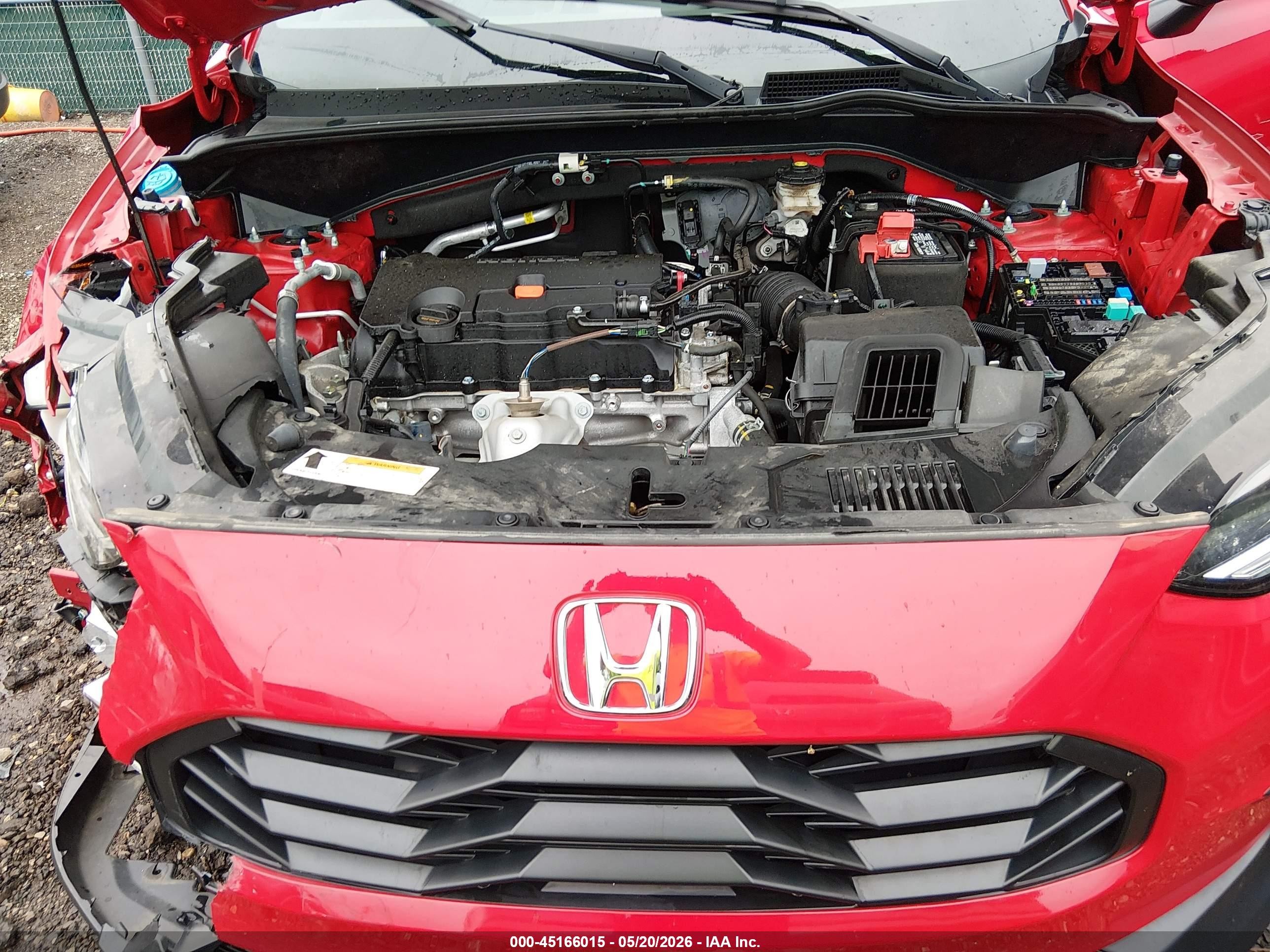 2024 Honda Hr-v Awd Sport/awd Sport W/o Bsi Red vin: 3CZRZ2H5XRM752415