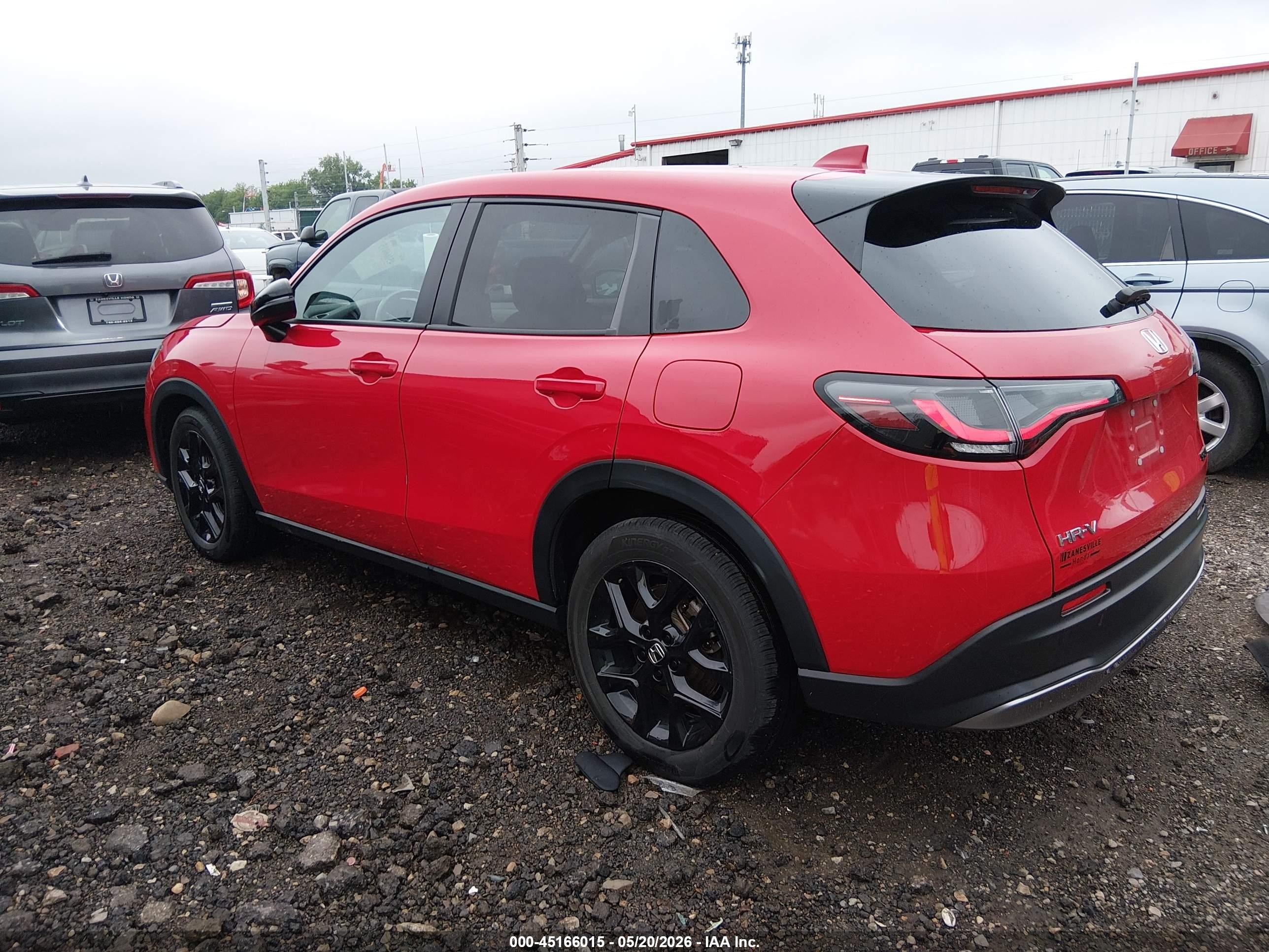 2024 Honda Hr-v Awd Sport/awd Sport W/o Bsi Red vin: 3CZRZ2H5XRM752415