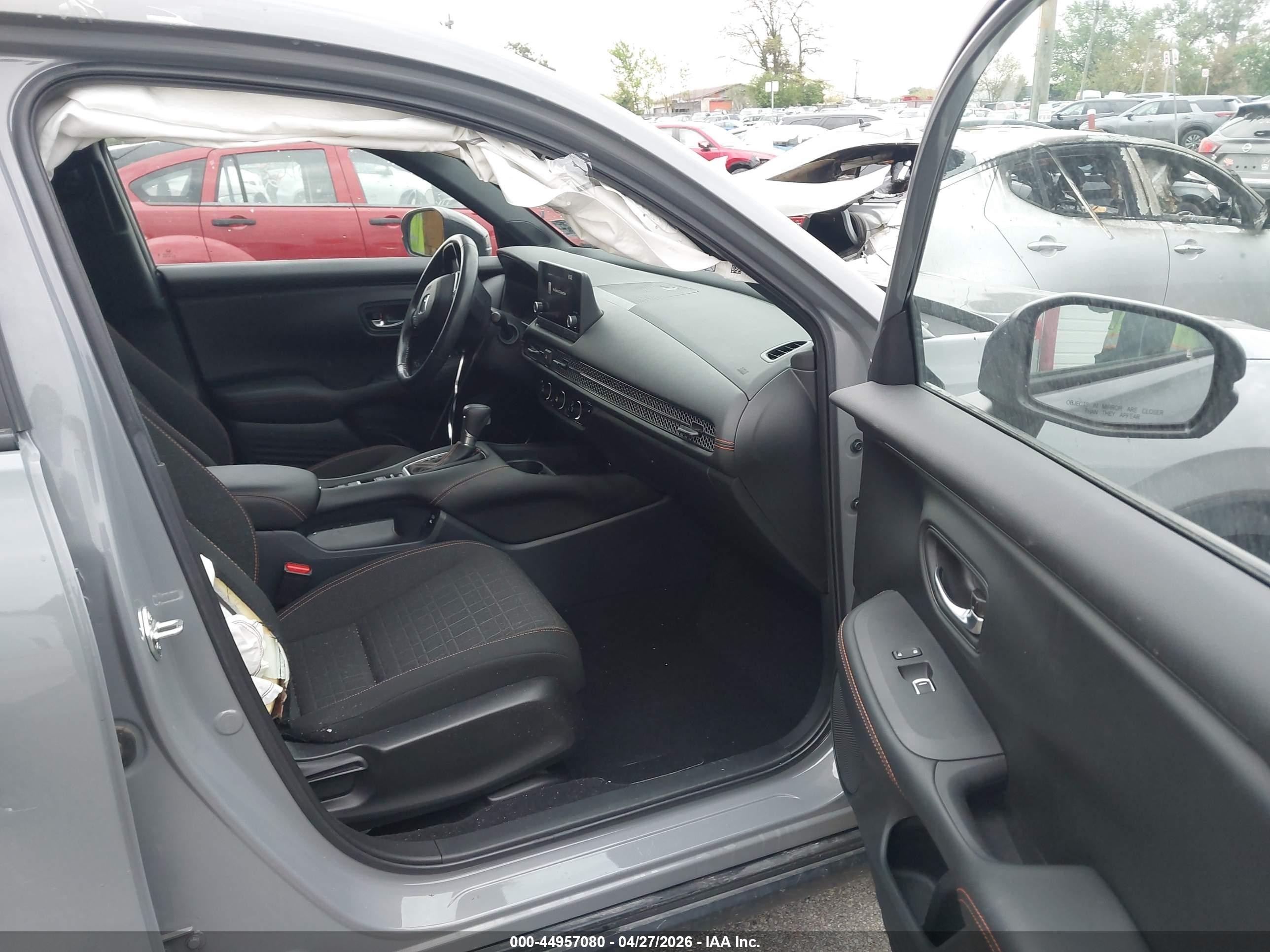 2024 Honda Hr-v Awd Sport/awd Sport W/o Bsi Серый vin: 3CZRZ2H5XRM778299