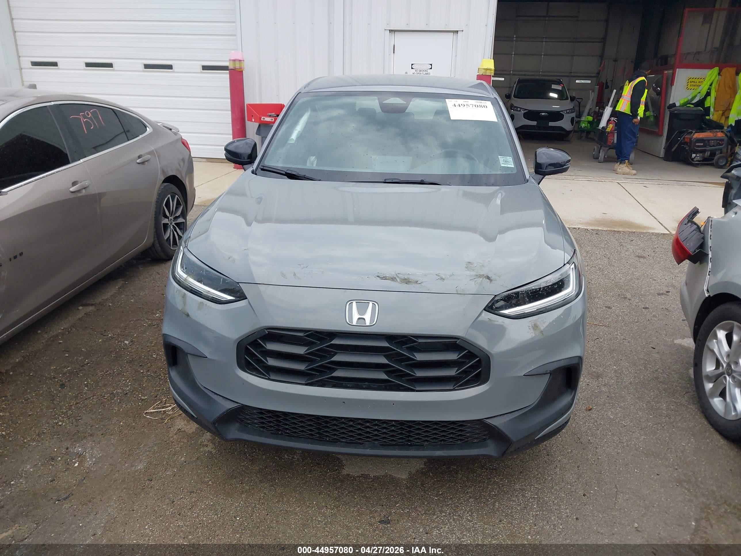 2024 Honda Hr-v Awd Sport/awd Sport W/o Bsi Серый vin: 3CZRZ2H5XRM778299