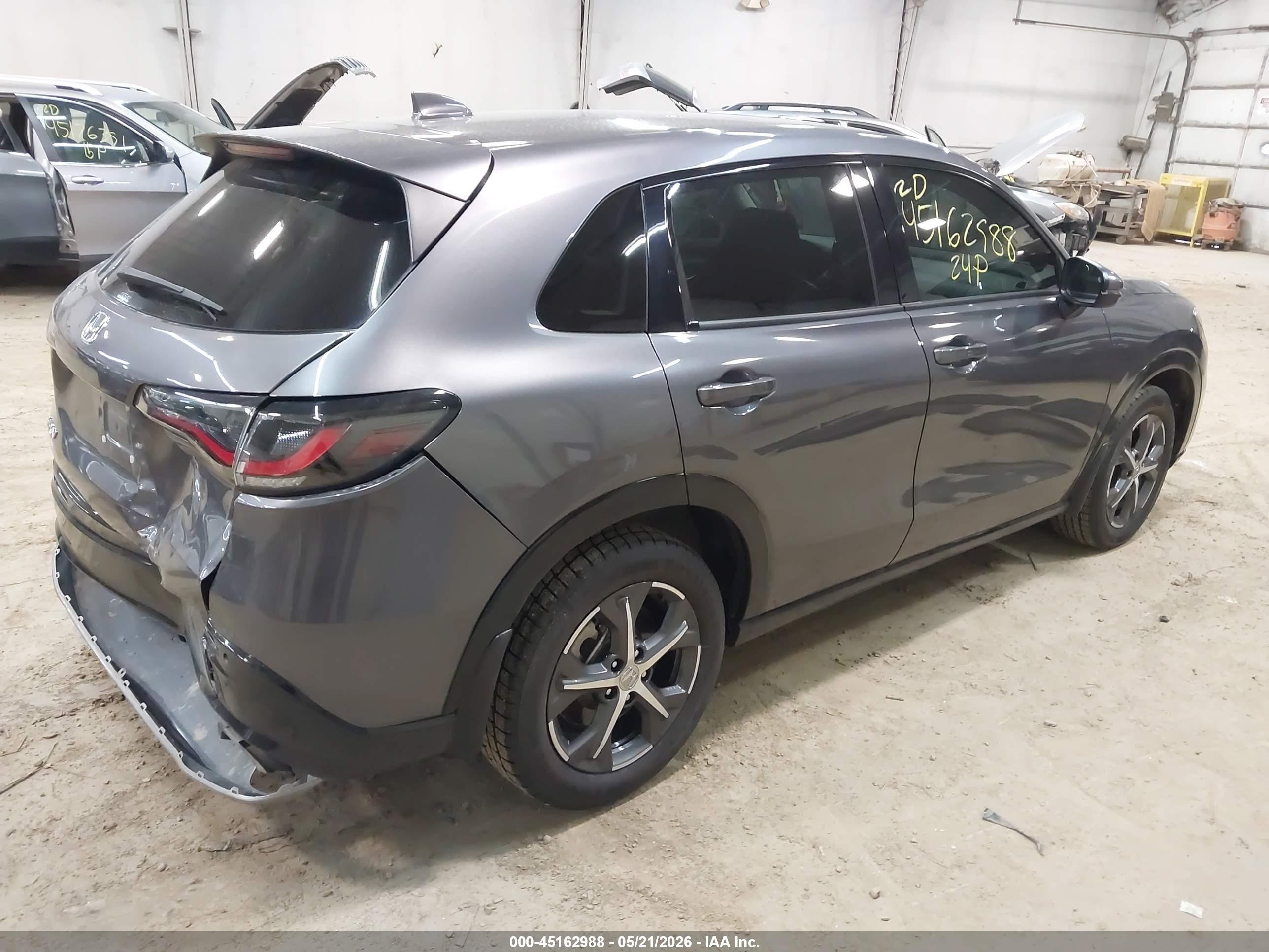 2024 Honda Hr-v Awd Ex-l/awd Ex-l W/o Bsi Серый vin: 3CZRZ2H71RM767614