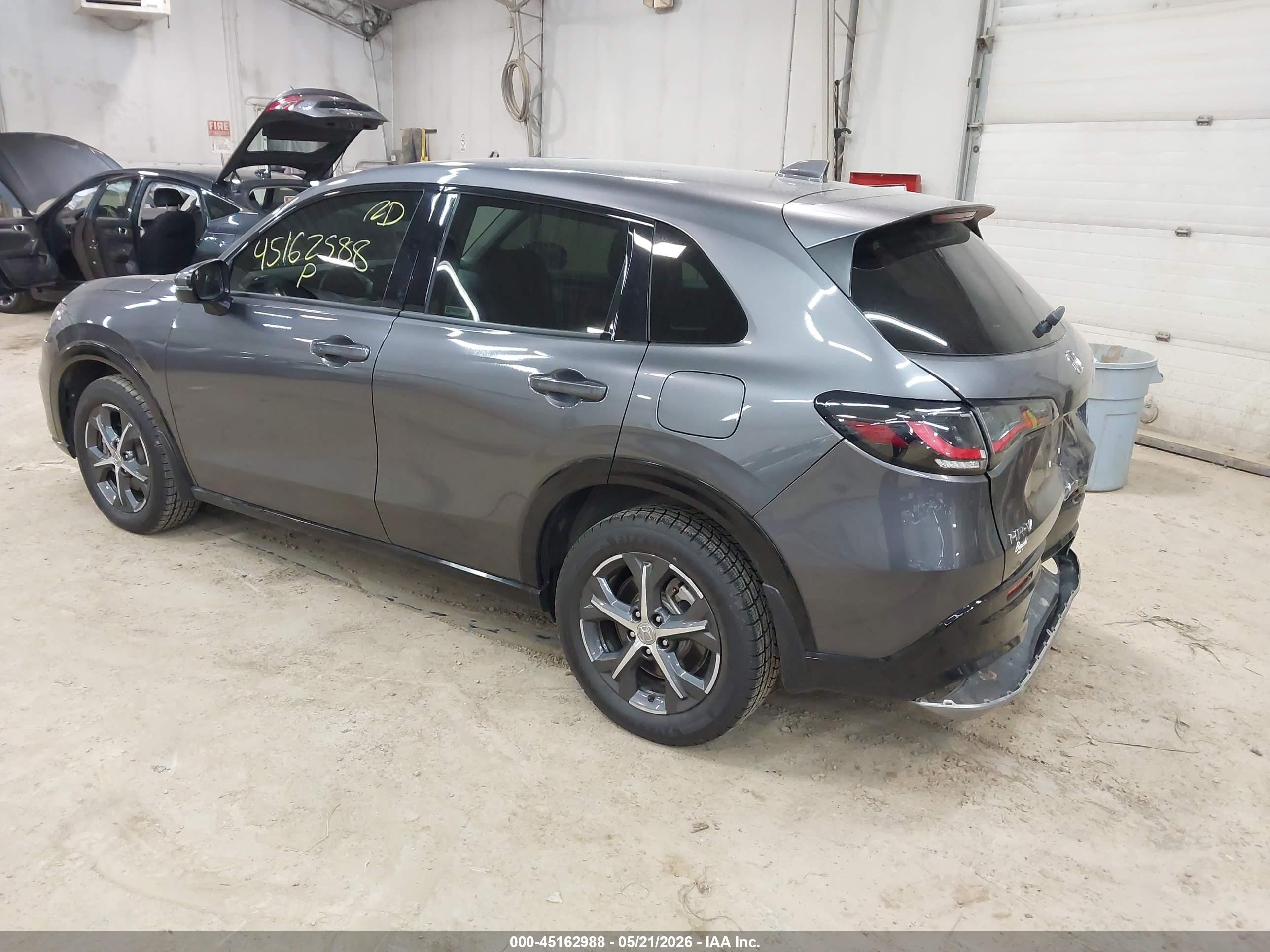 2024 Honda Hr-v Awd Ex-l/awd Ex-l W/o Bsi Серый vin: 3CZRZ2H71RM767614