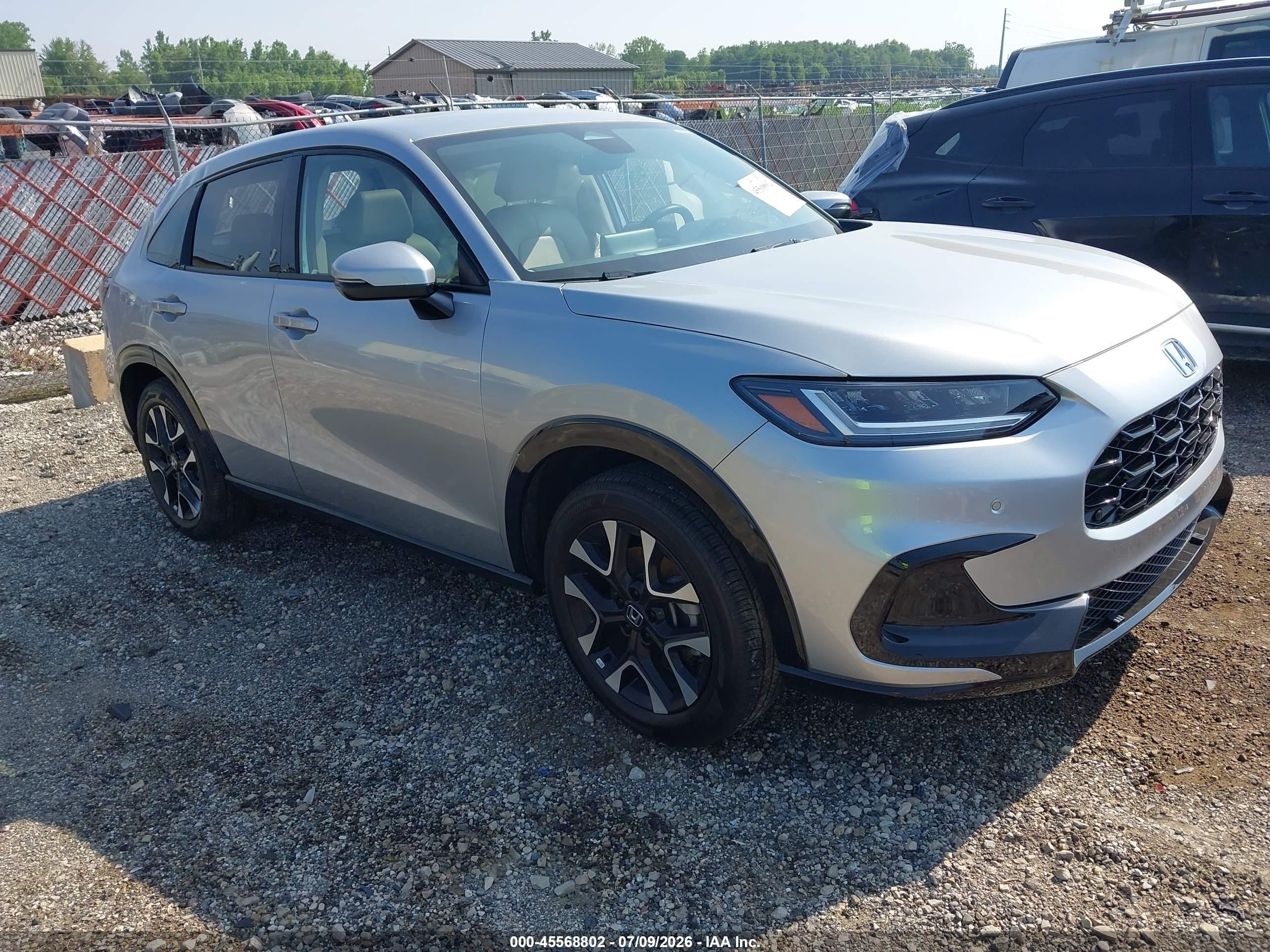 2026 Honda Hr-v Awd Ex-l Silver vin: 3CZRZ2H72TM715836