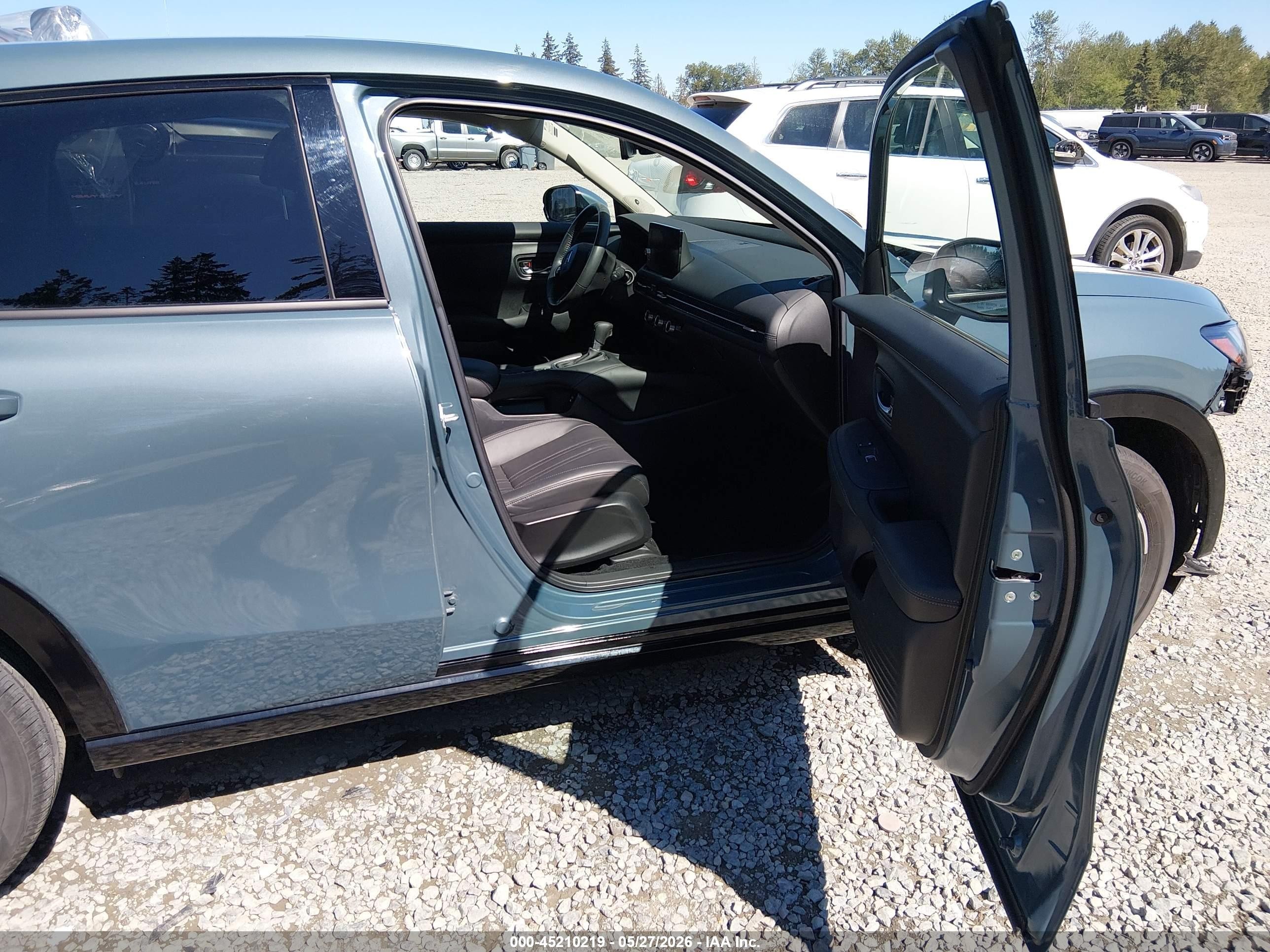 2024 Honda Hr-v Awd Ex-l/awd Ex-l W/o Bsi Gray vin: 3CZRZ2H74RM754422