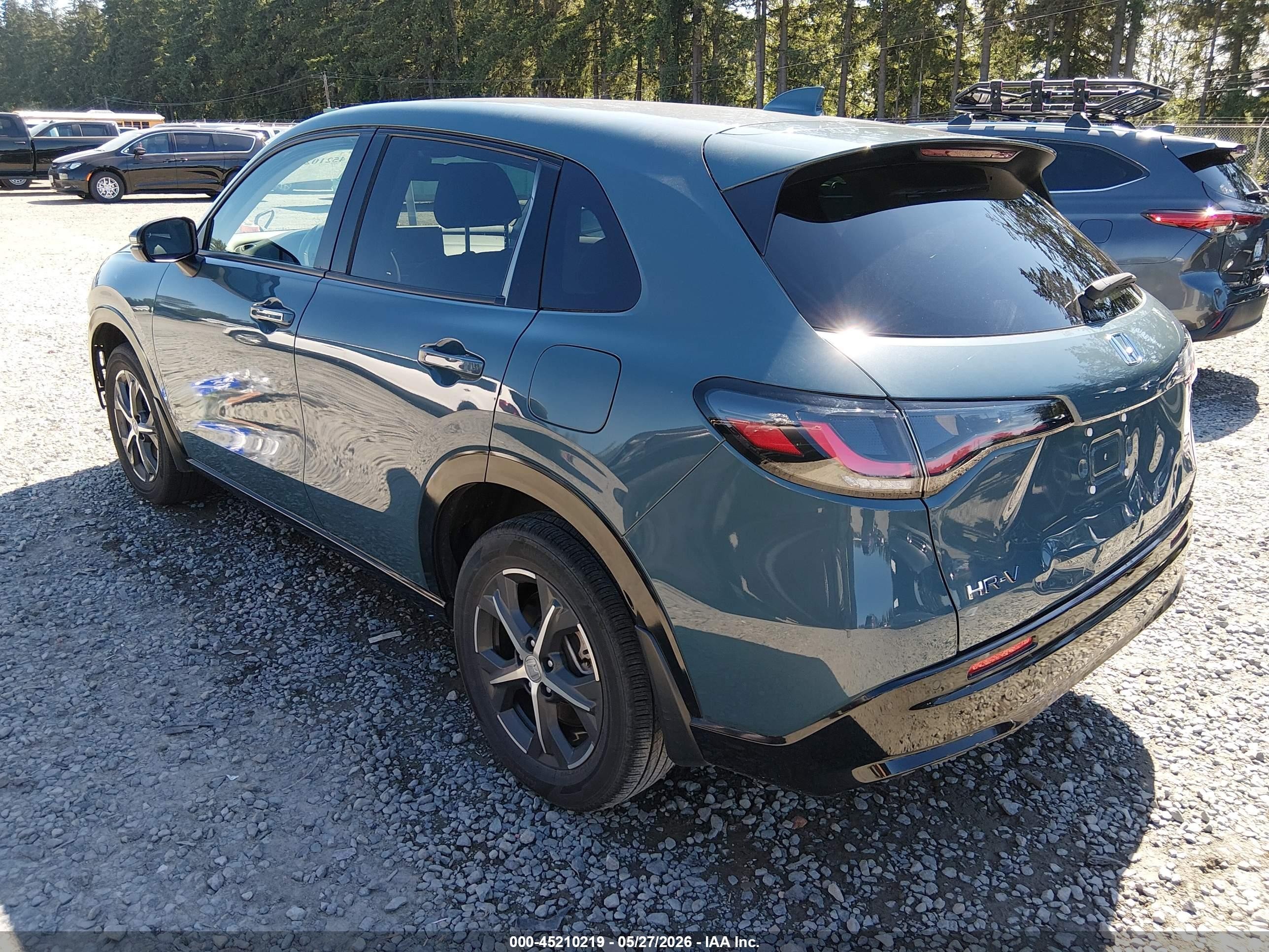 2024 Honda Hr-v Awd Ex-l/awd Ex-l W/o Bsi Gray vin: 3CZRZ2H74RM754422