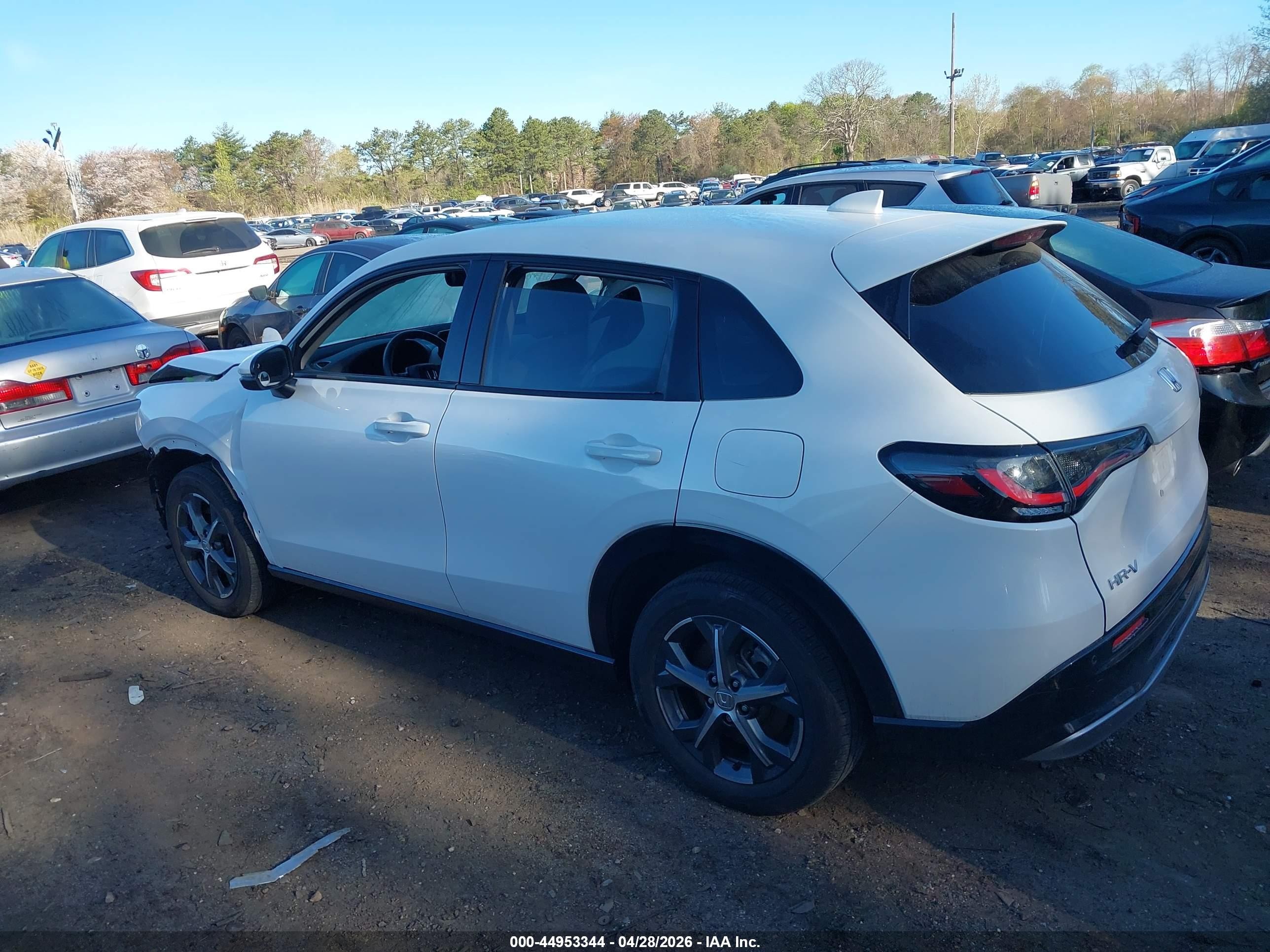 2024 Honda Hr-v Awd Ex-l/awd Ex-l W/o Bsi White vin: 3CZRZ2H74RM774301