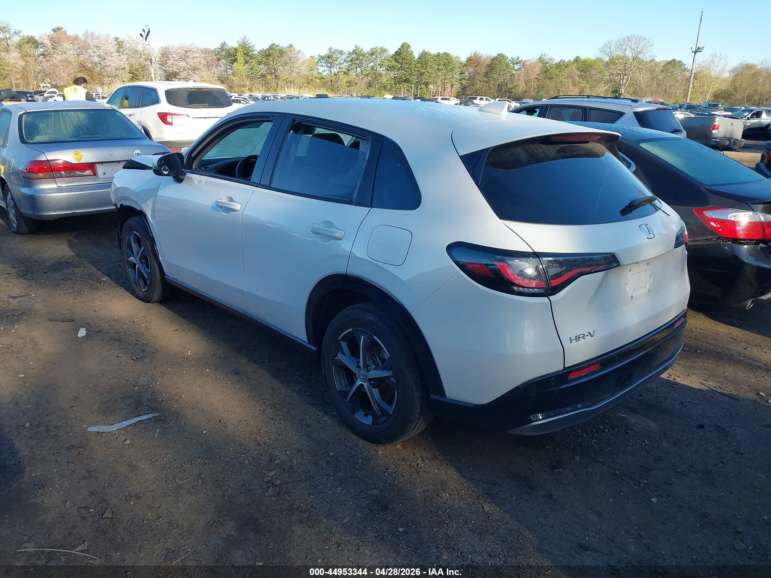 2024 Honda Hr-v Awd Ex-l/awd Ex-l W/o Bsi White vin: 3CZRZ2H74RM774301