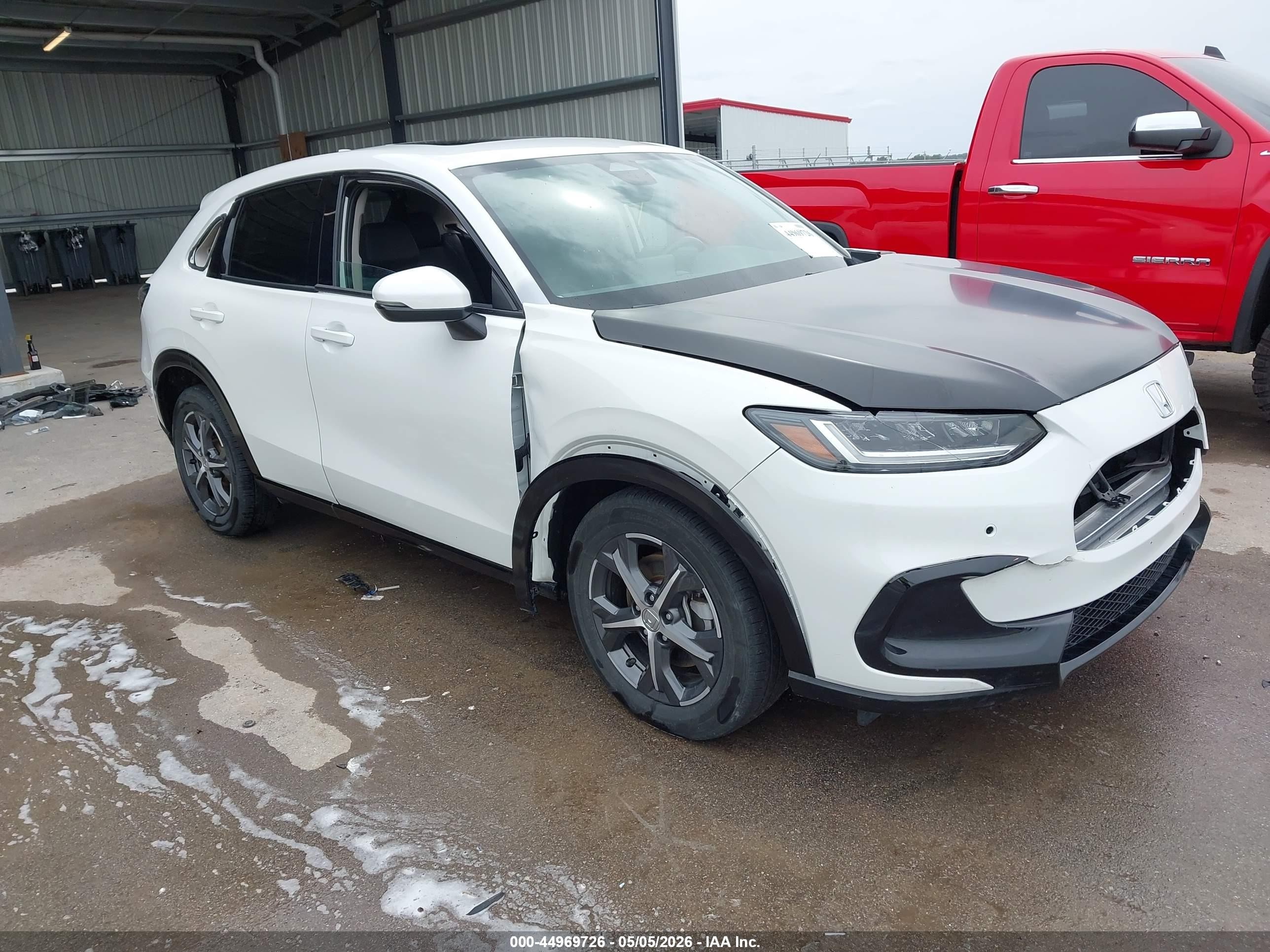 2024 Honda Hr-v Awd Ex-l/awd Ex-l W/o Bsi White vin: 3CZRZ2H75RM741792