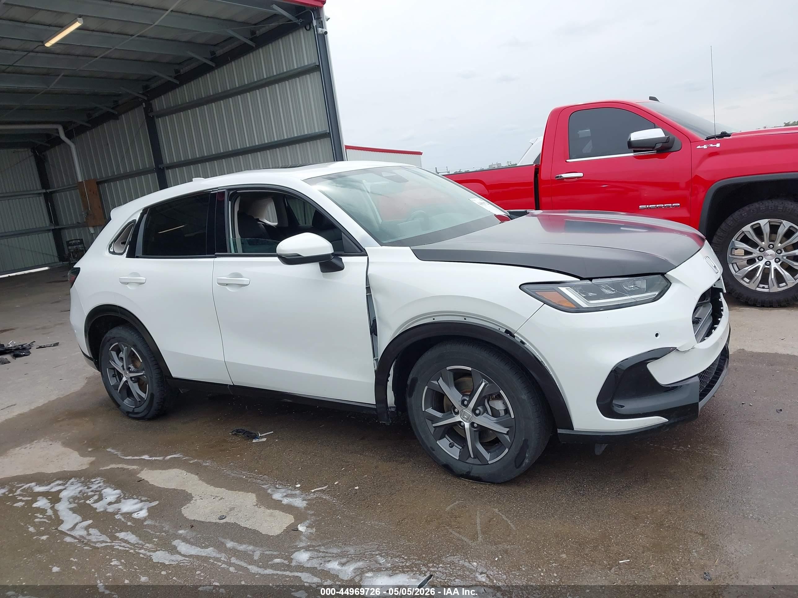 2024 Honda Hr-v Awd Ex-l/awd Ex-l W/o Bsi Белый vin: 3CZRZ2H75RM741792