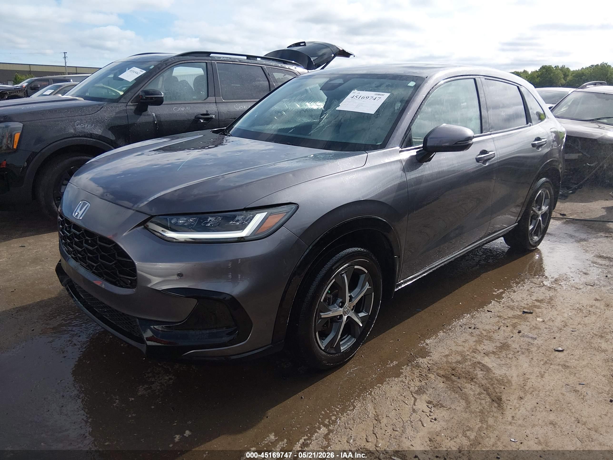 2025 Honda Hr-v Awd Ex-l Gray vin: 3CZRZ2H78SM791821