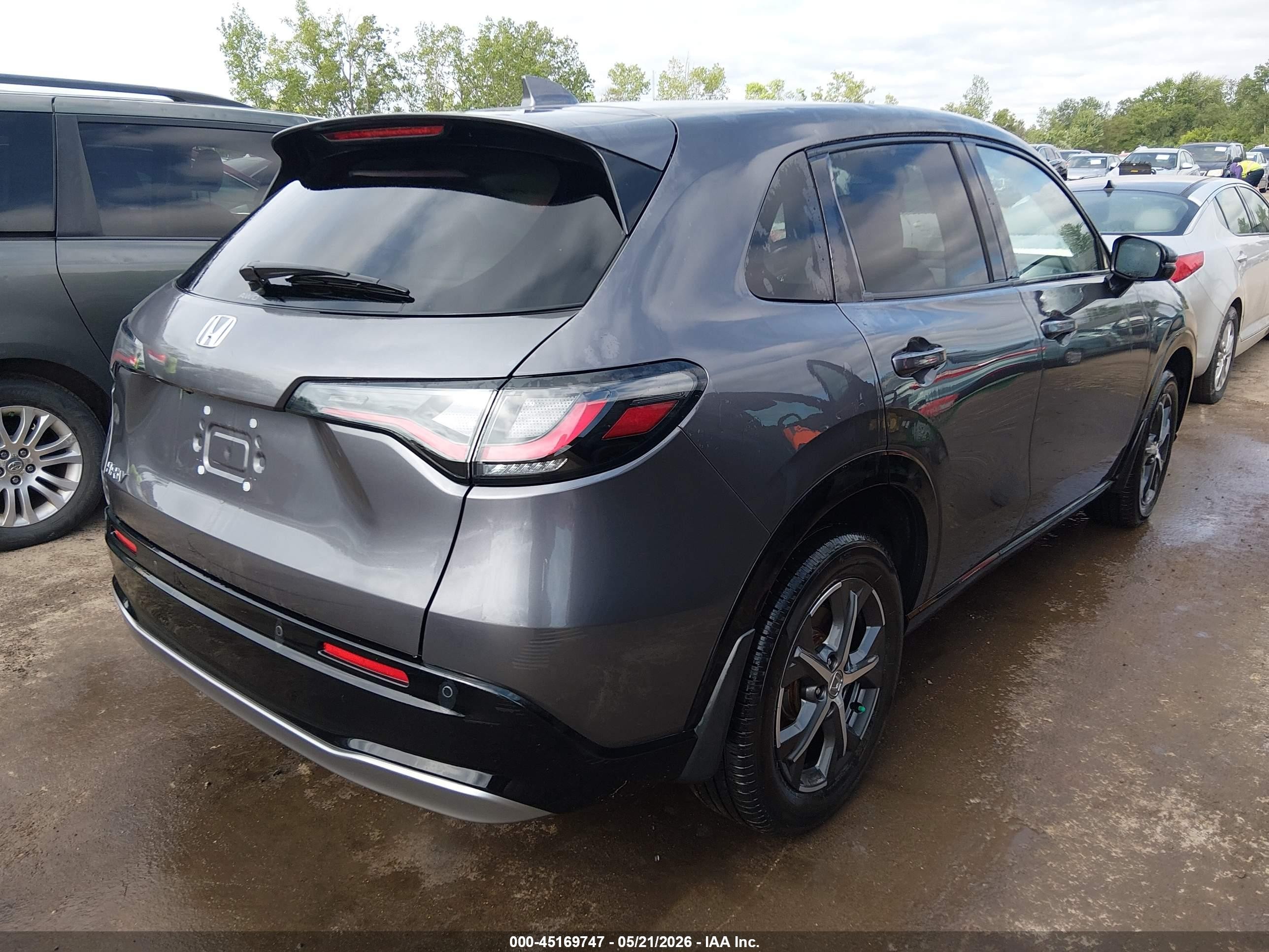 2025 Honda Hr-v Awd Ex-l Gray vin: 3CZRZ2H78SM791821