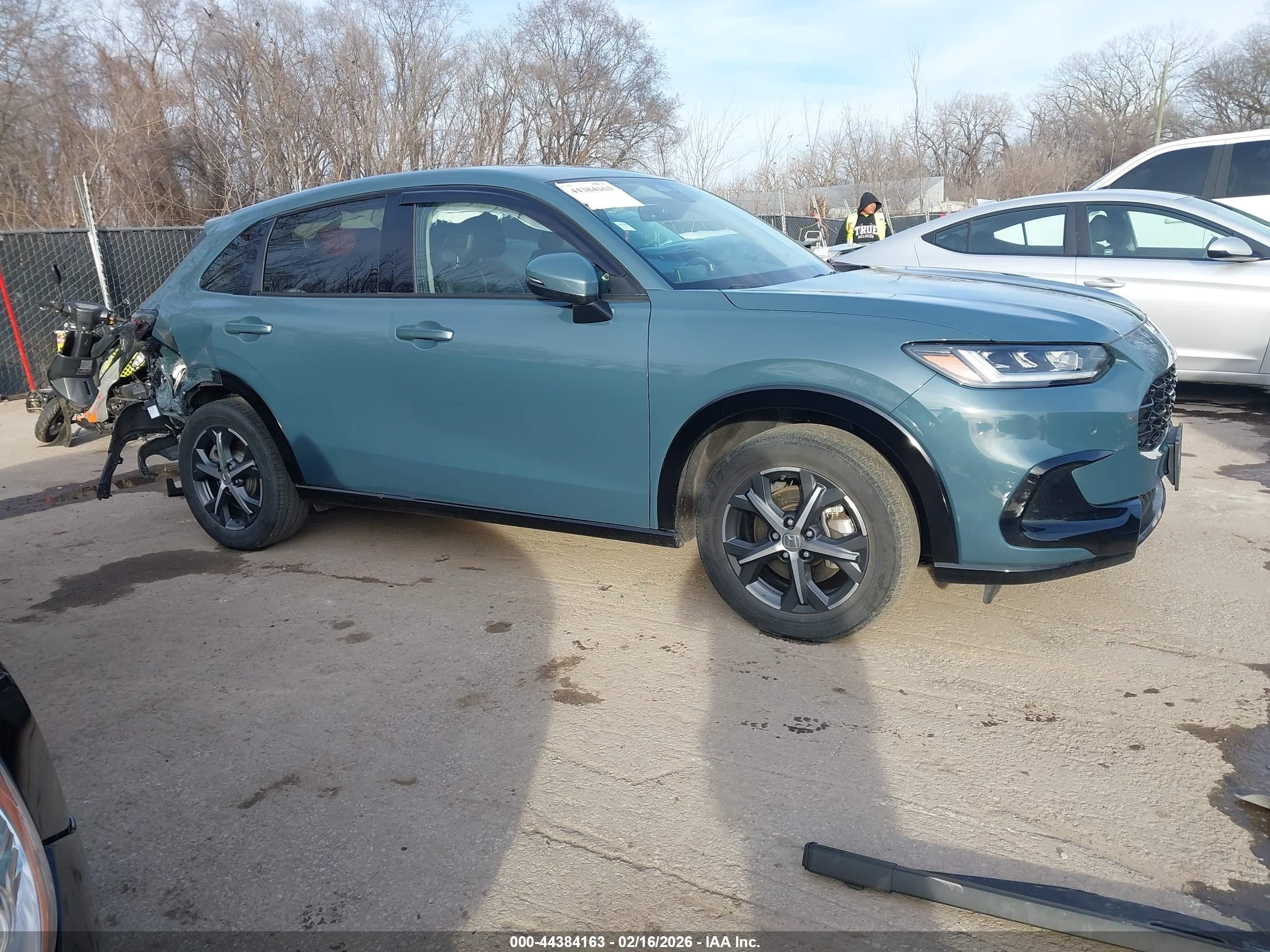 2024 Honda Hr-v Awd Ex-l/awd Ex-l W/o Bsi Blue vin: 3CZRZ2H79RM779445