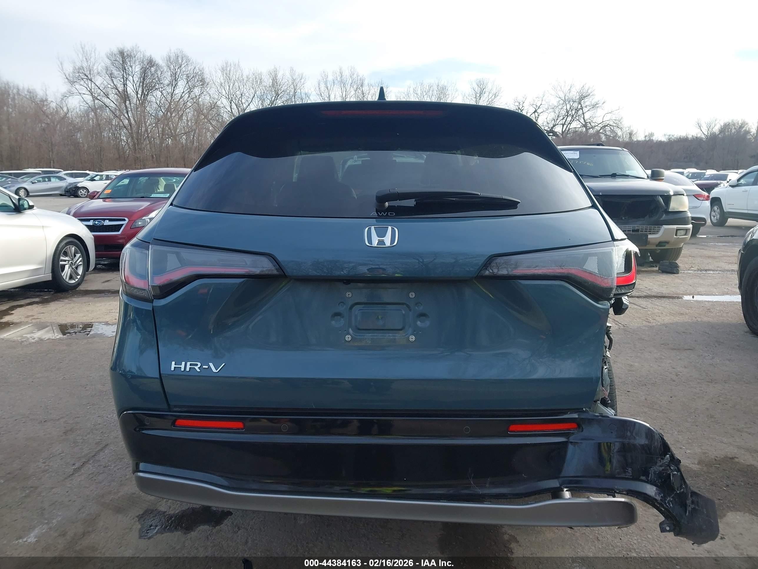 2024 Honda Hr-v Awd Ex-l/awd Ex-l W/o Bsi Blue vin: 3CZRZ2H79RM779445