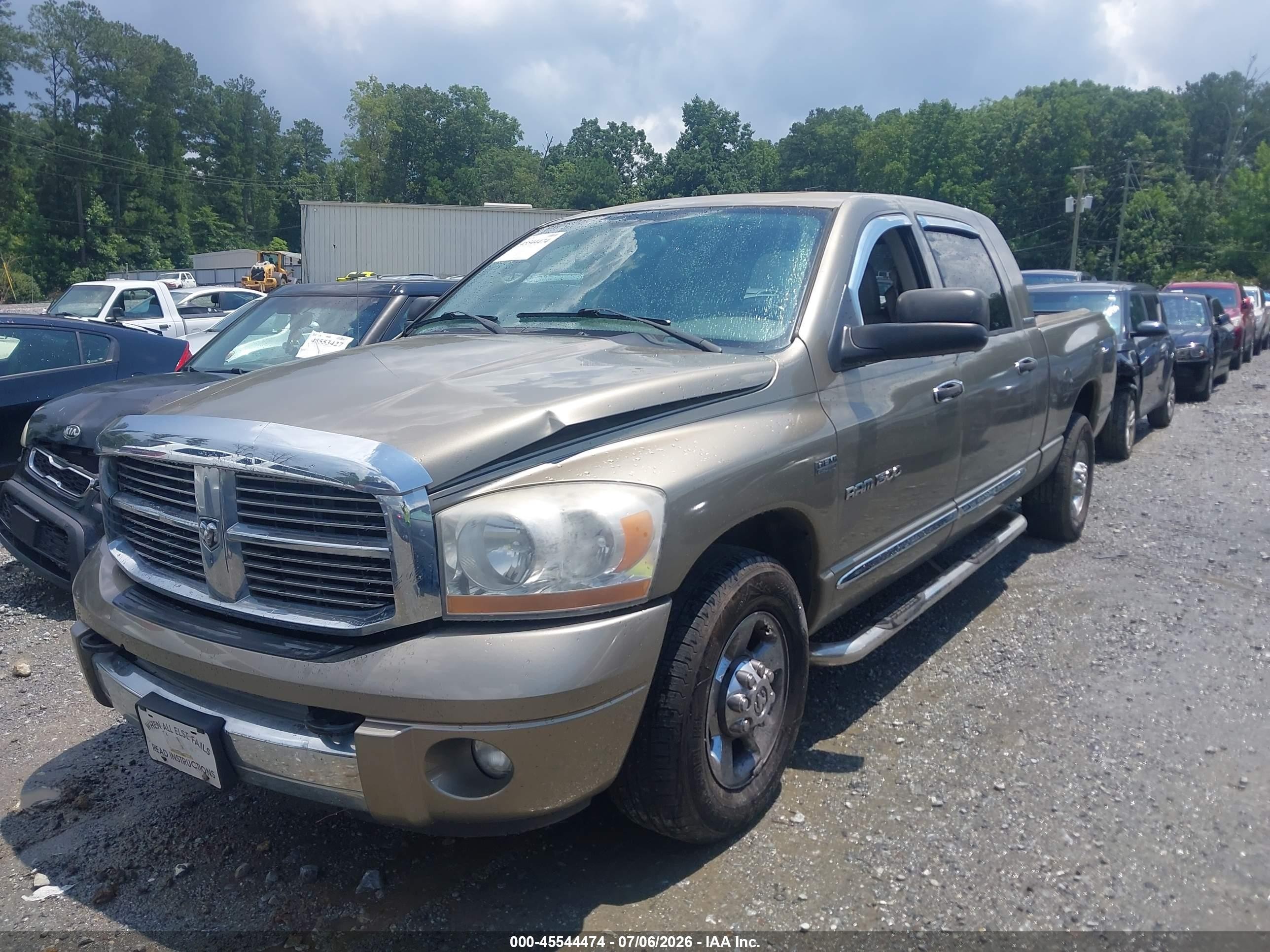 2006 Dodge Ram 1500 Laramie Gold vin: 3D3KR19DX6G153829