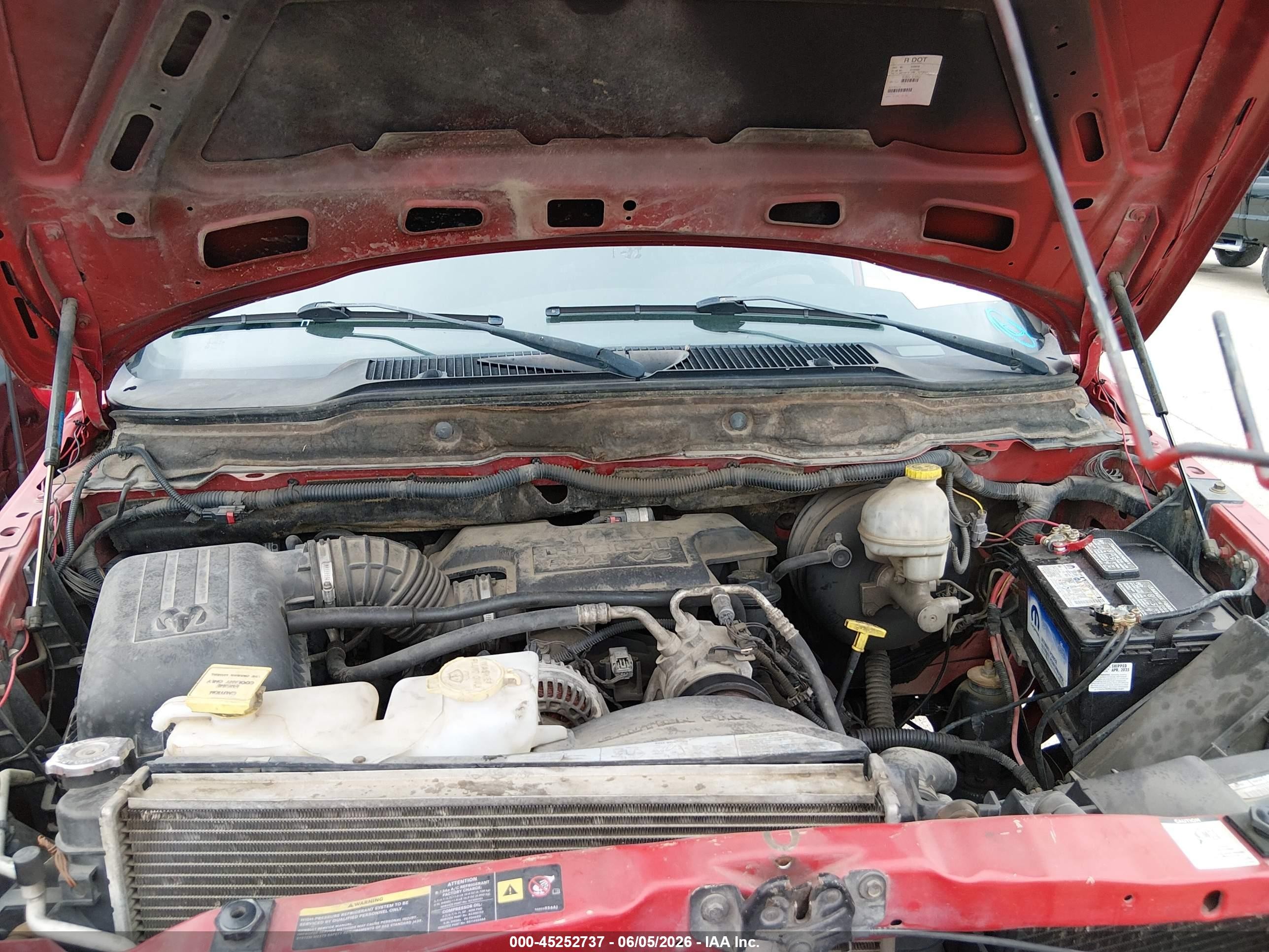 2006 Dodge Ram 1500 Slt Red vin: 3D3KS19D36G161369