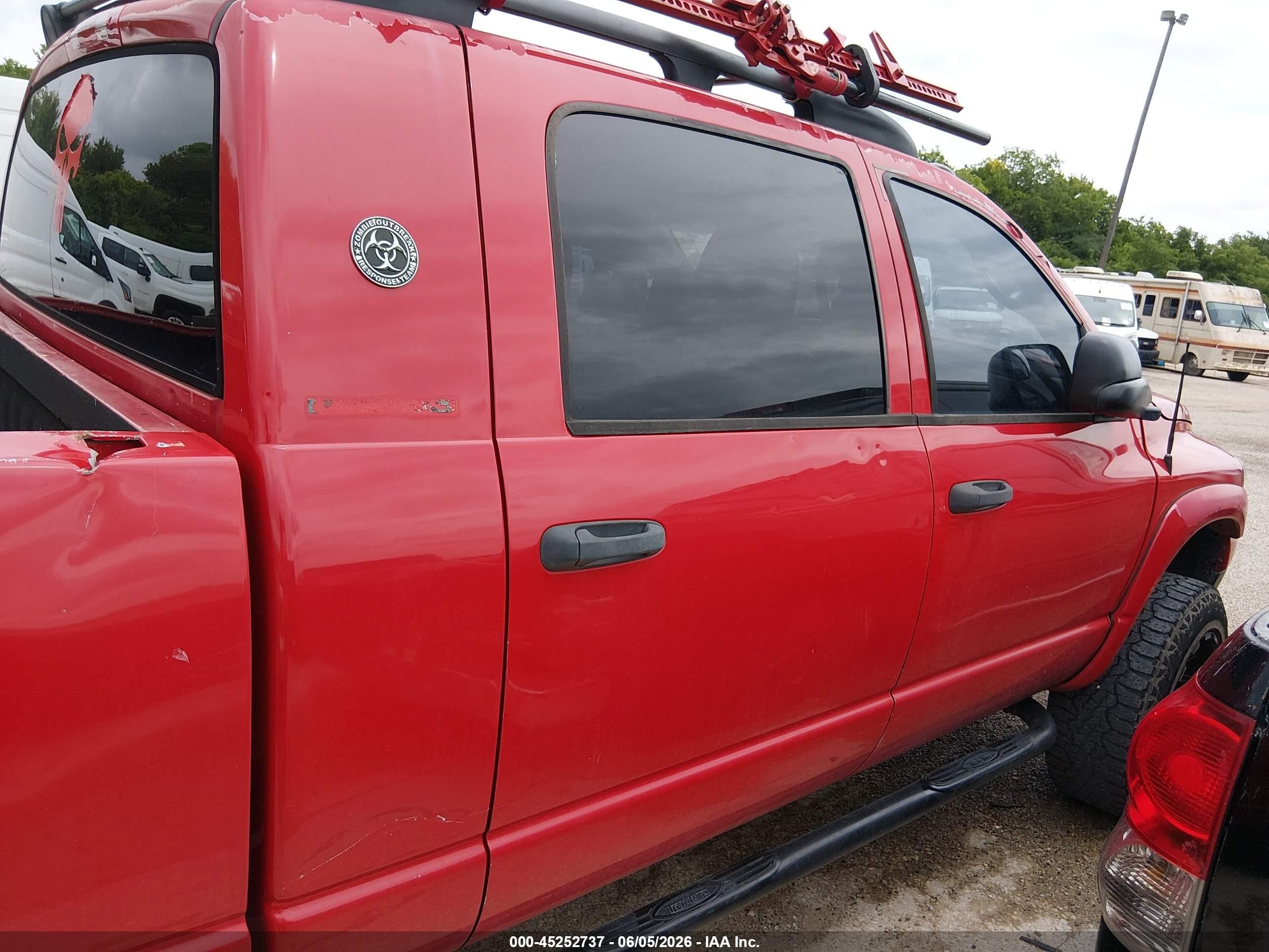 2006 Dodge Ram 1500 Slt Red vin: 3D3KS19D36G161369