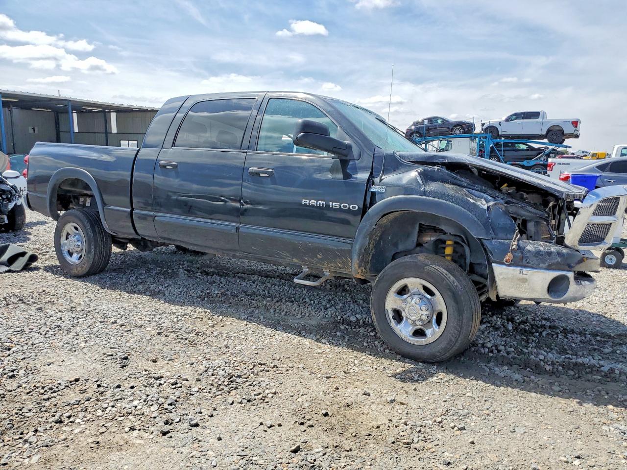 2007 Dodge Ram 1500 Черный vin: 3D3KS19D97G829001