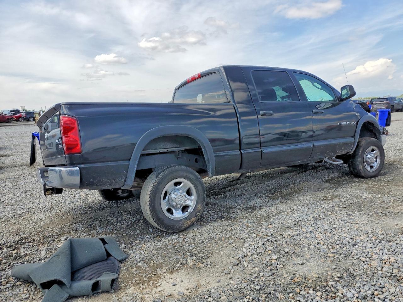 2007 Dodge Ram 1500 Черный vin: 3D3KS19D97G829001