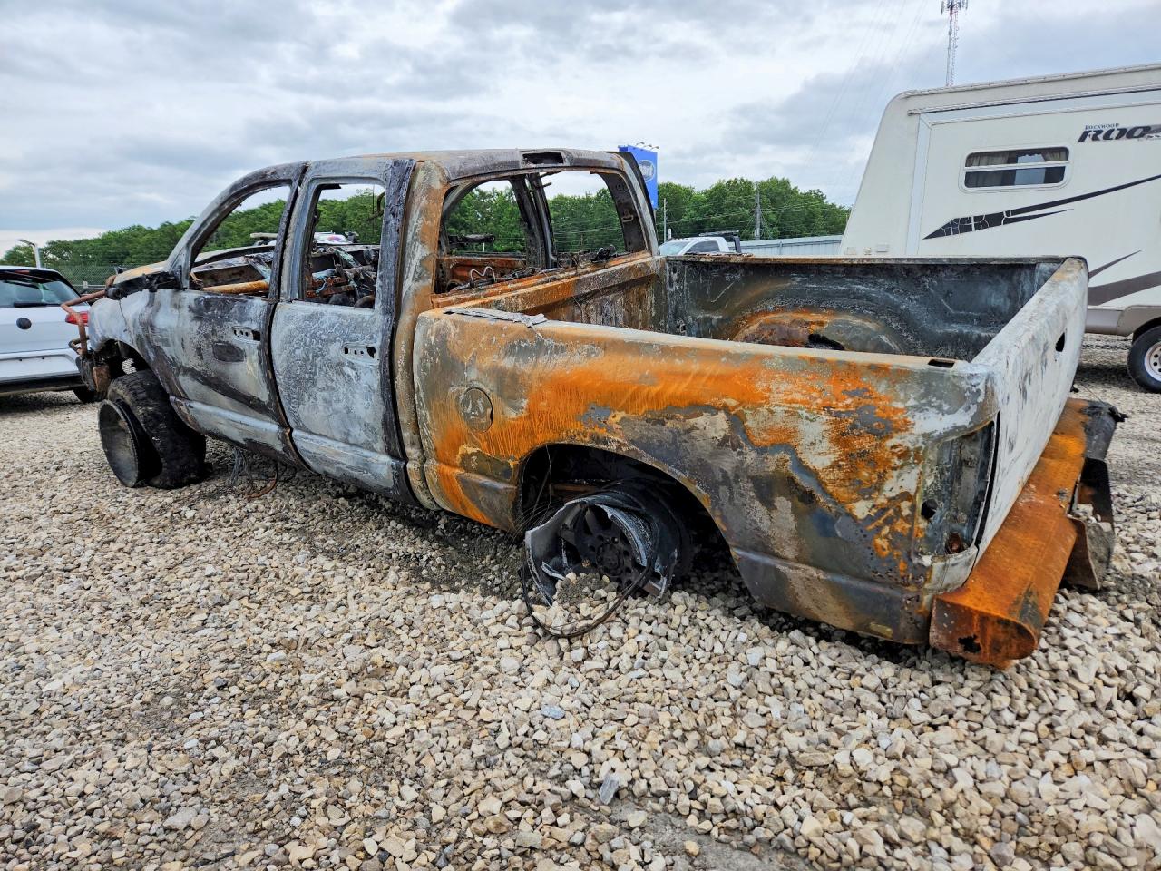 2008 Dodge Ram 2500 St Burn vin: 3D3KS28A58G112853