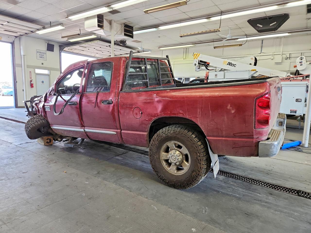 2007 Dodge Ram 2500 St Burgundy vin: 3D3KS28A87G783173