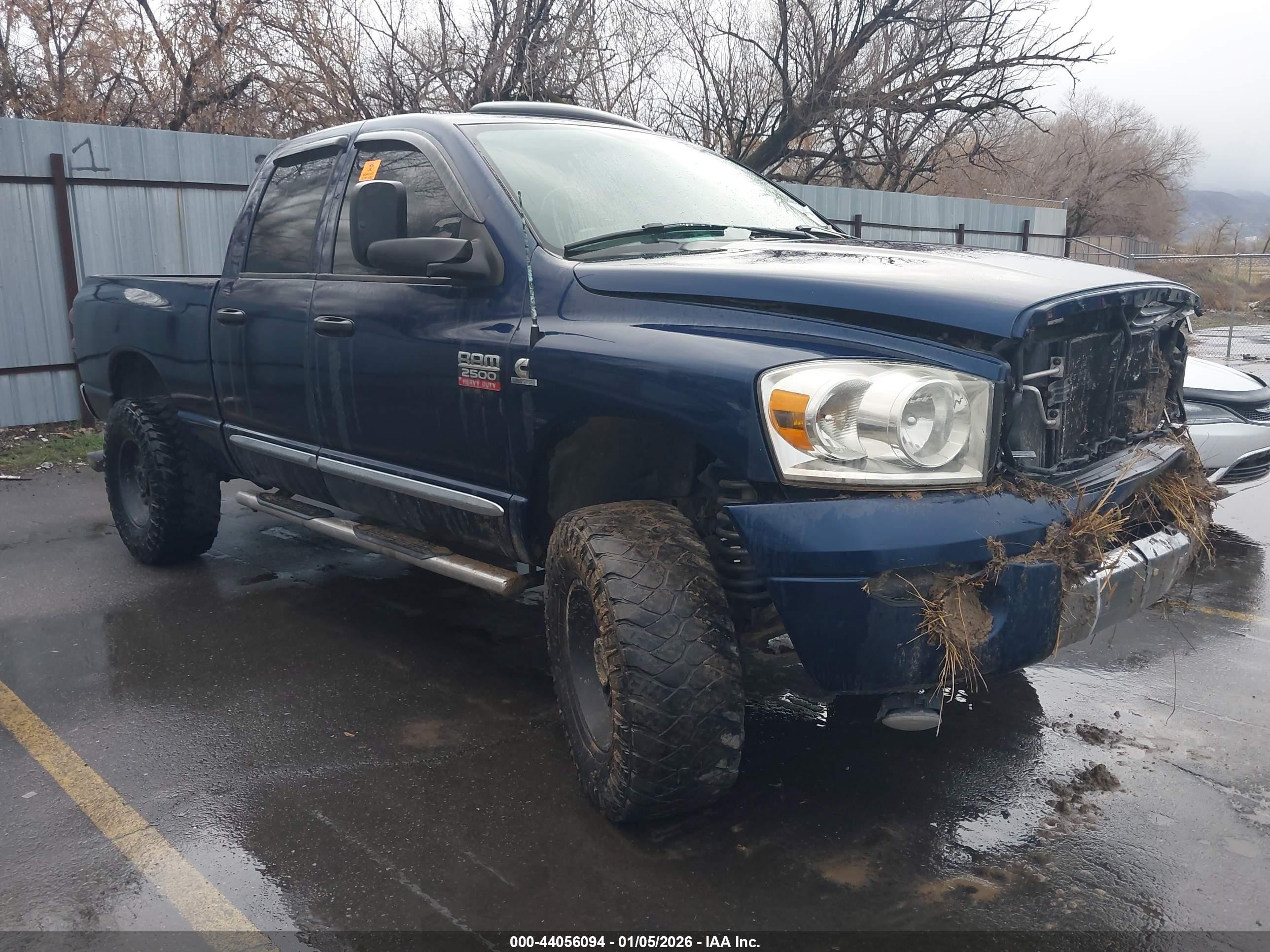 2008 Dodge Ram 2500 Laramie Dark Blue vin: 3D3KS28AX8G124304