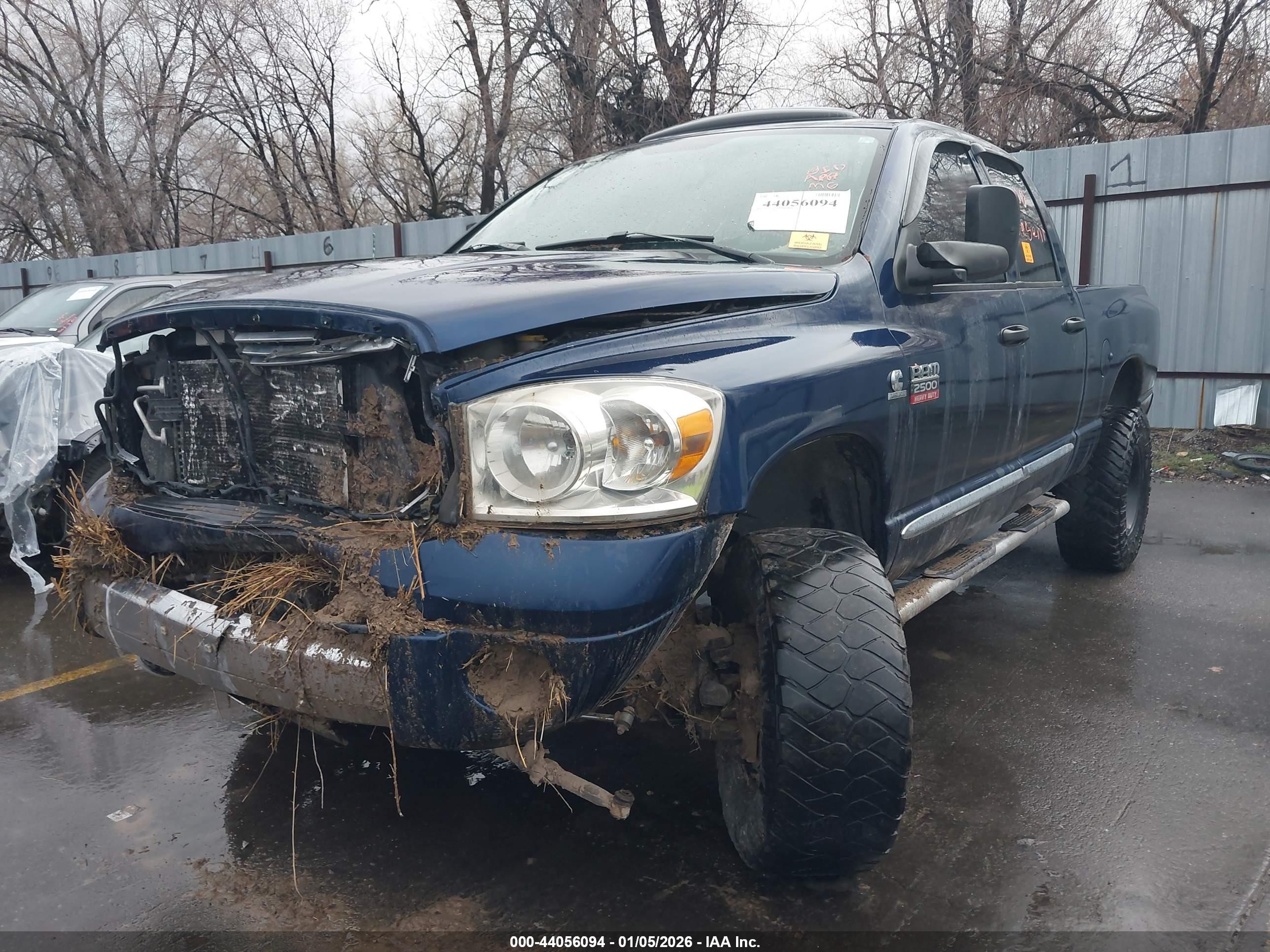 2008 Dodge Ram 2500 Laramie Dark Blue vin: 3D3KS28AX8G124304