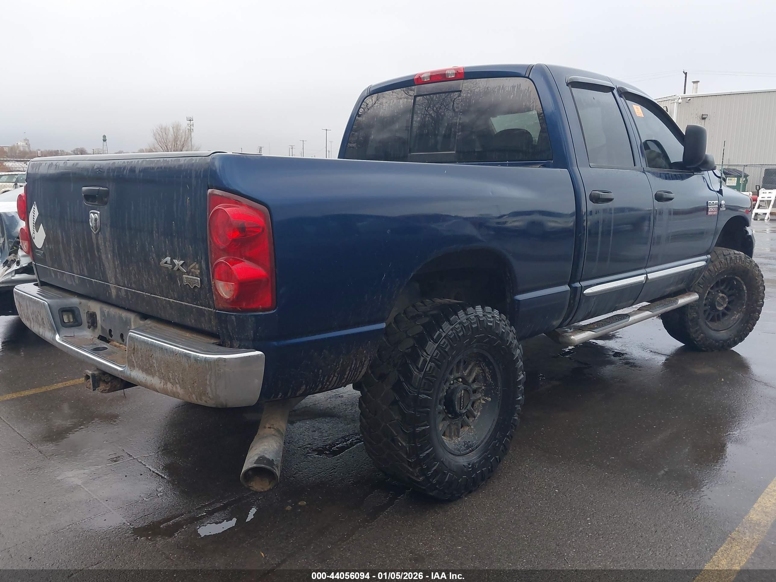 2008 Dodge Ram 2500 Laramie Dark Blue vin: 3D3KS28AX8G124304