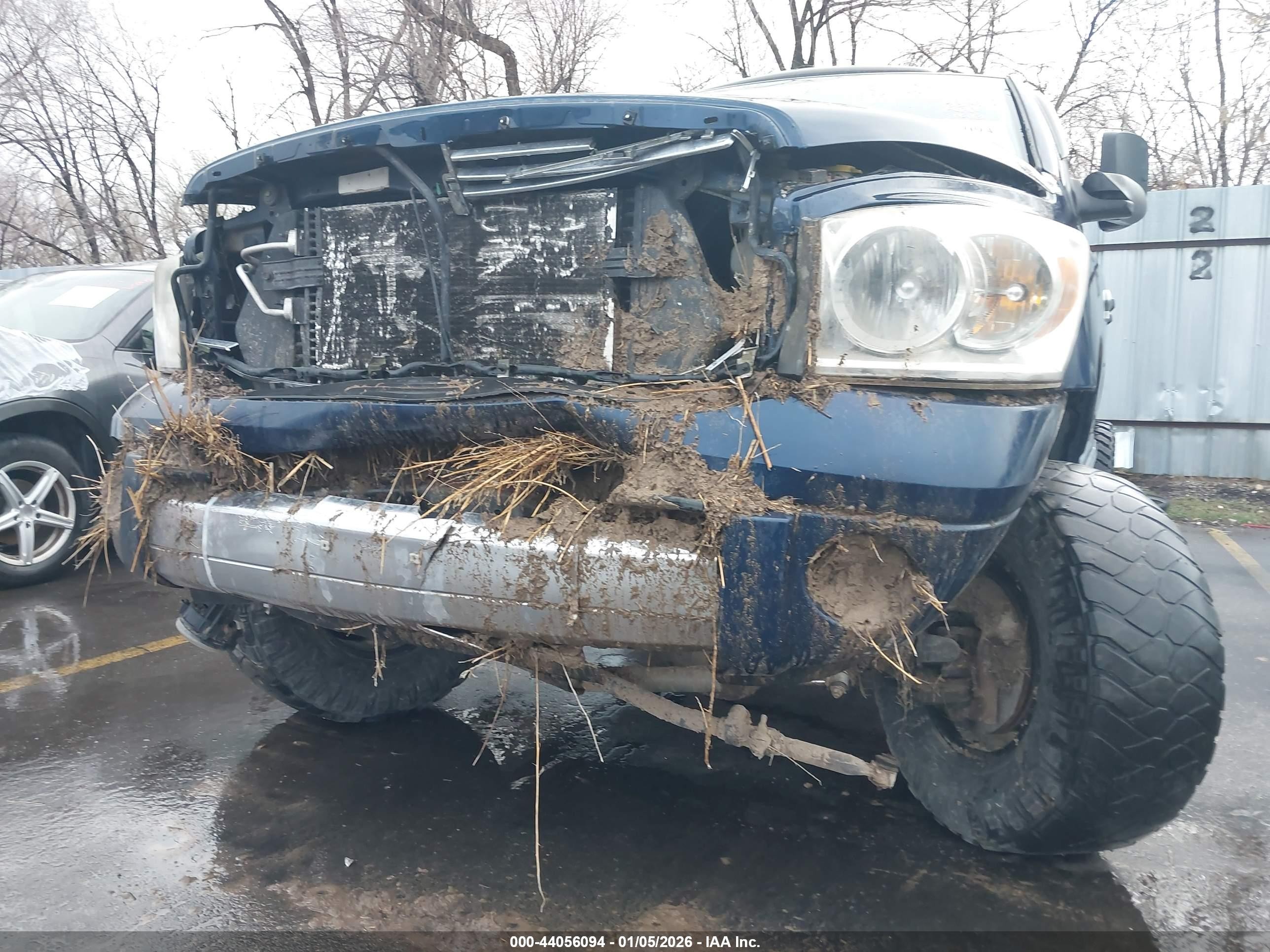 2008 Dodge Ram 2500 Laramie Dark Blue vin: 3D3KS28AX8G124304