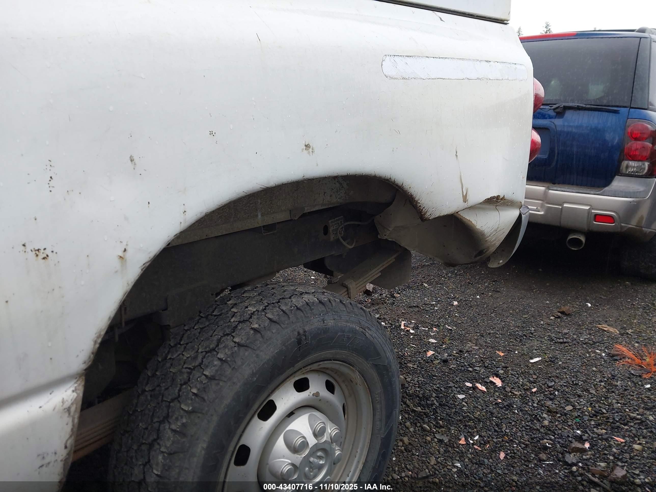 2009 Dodge Ram 2500 St White vin: 3D3KS28T69G544757