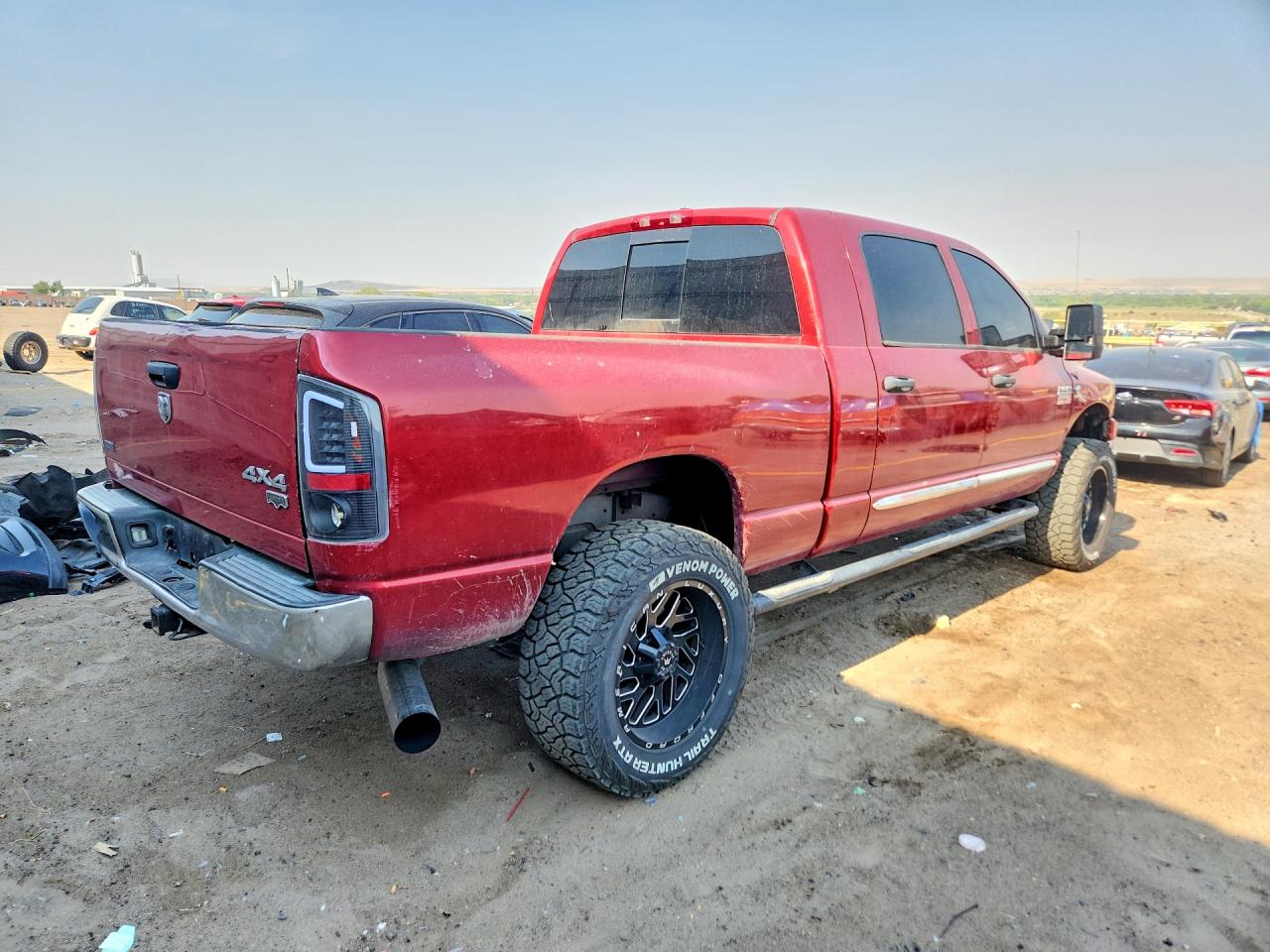 2008 Dodge Ram 2500 Red vin: 3D3KS29A48G219066