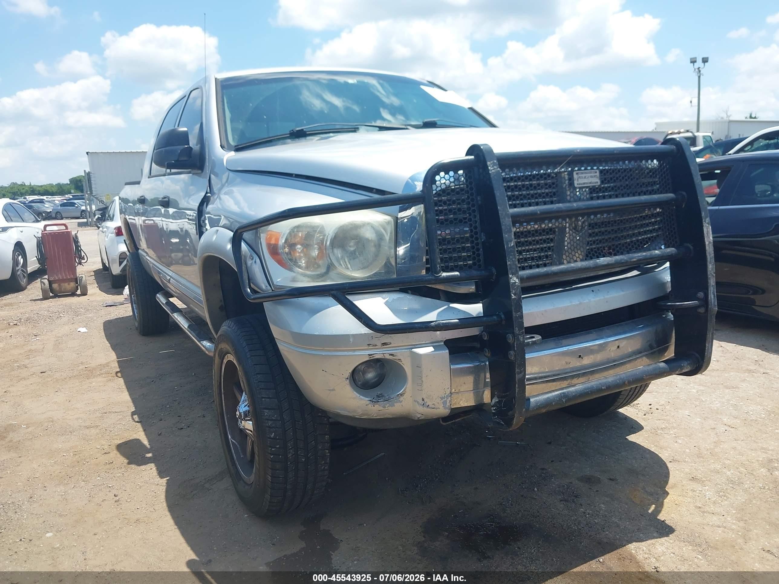 2008 Dodge Ram 2500 Laramie Silver vin: 3D3KS29AX8G219069