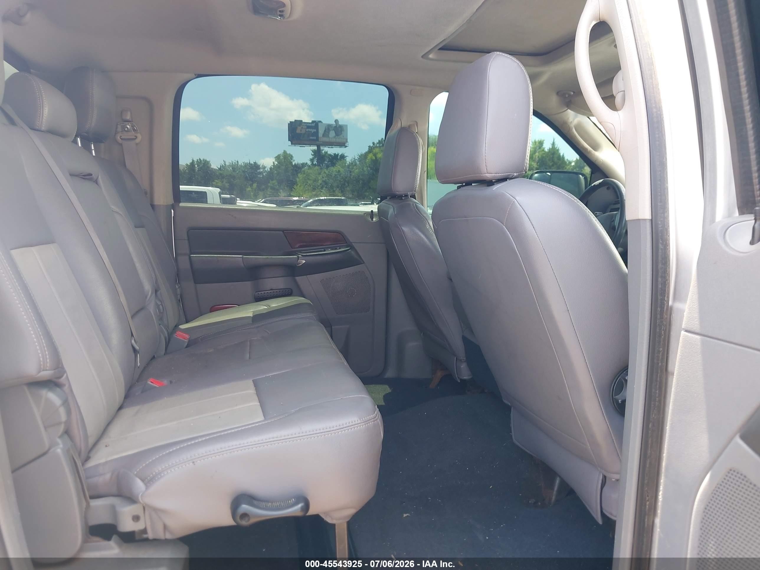 2008 Dodge Ram 2500 Laramie Silver vin: 3D3KS29AX8G219069