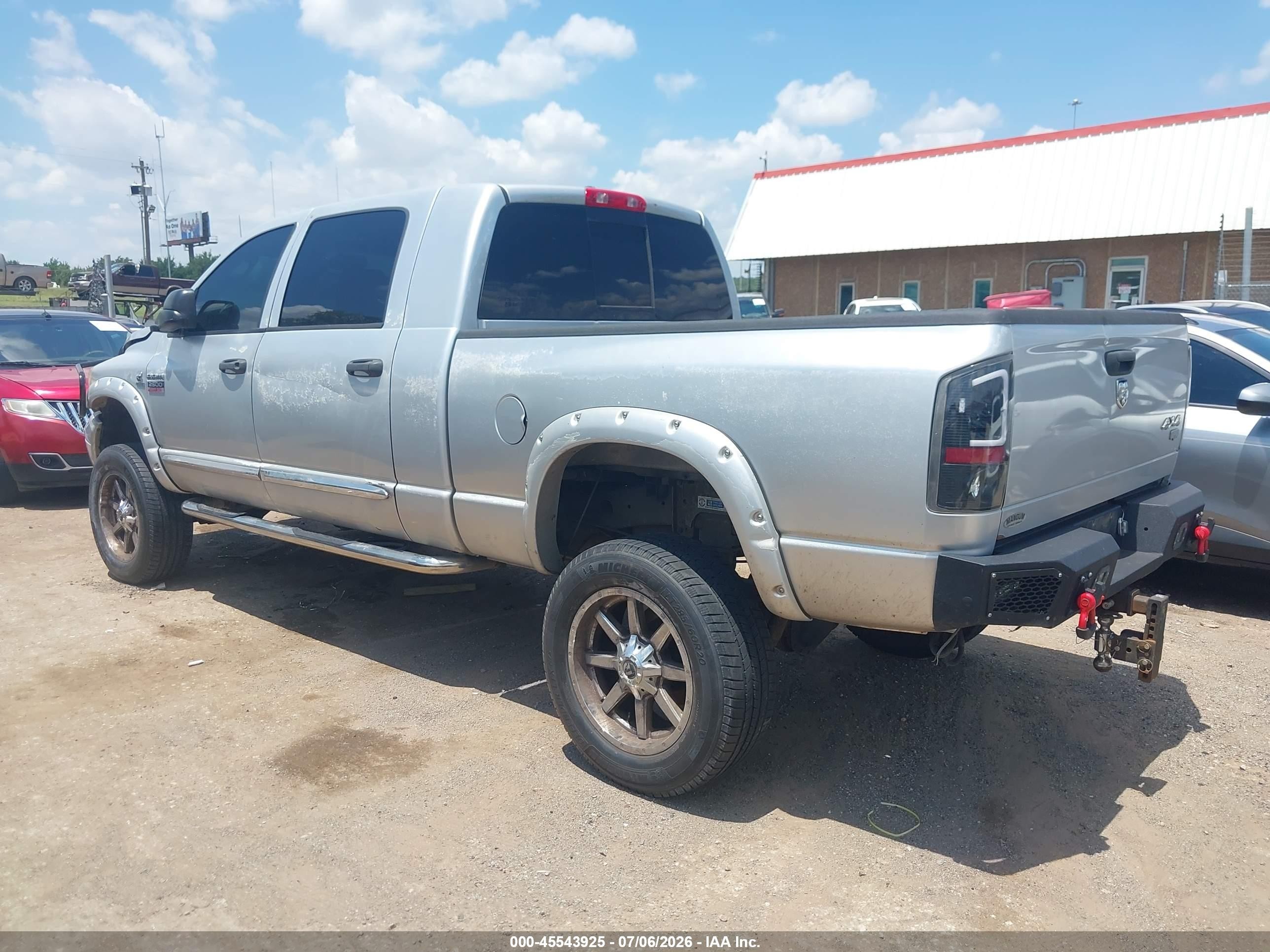 2008 Dodge Ram 2500 Laramie Silver vin: 3D3KS29AX8G219069