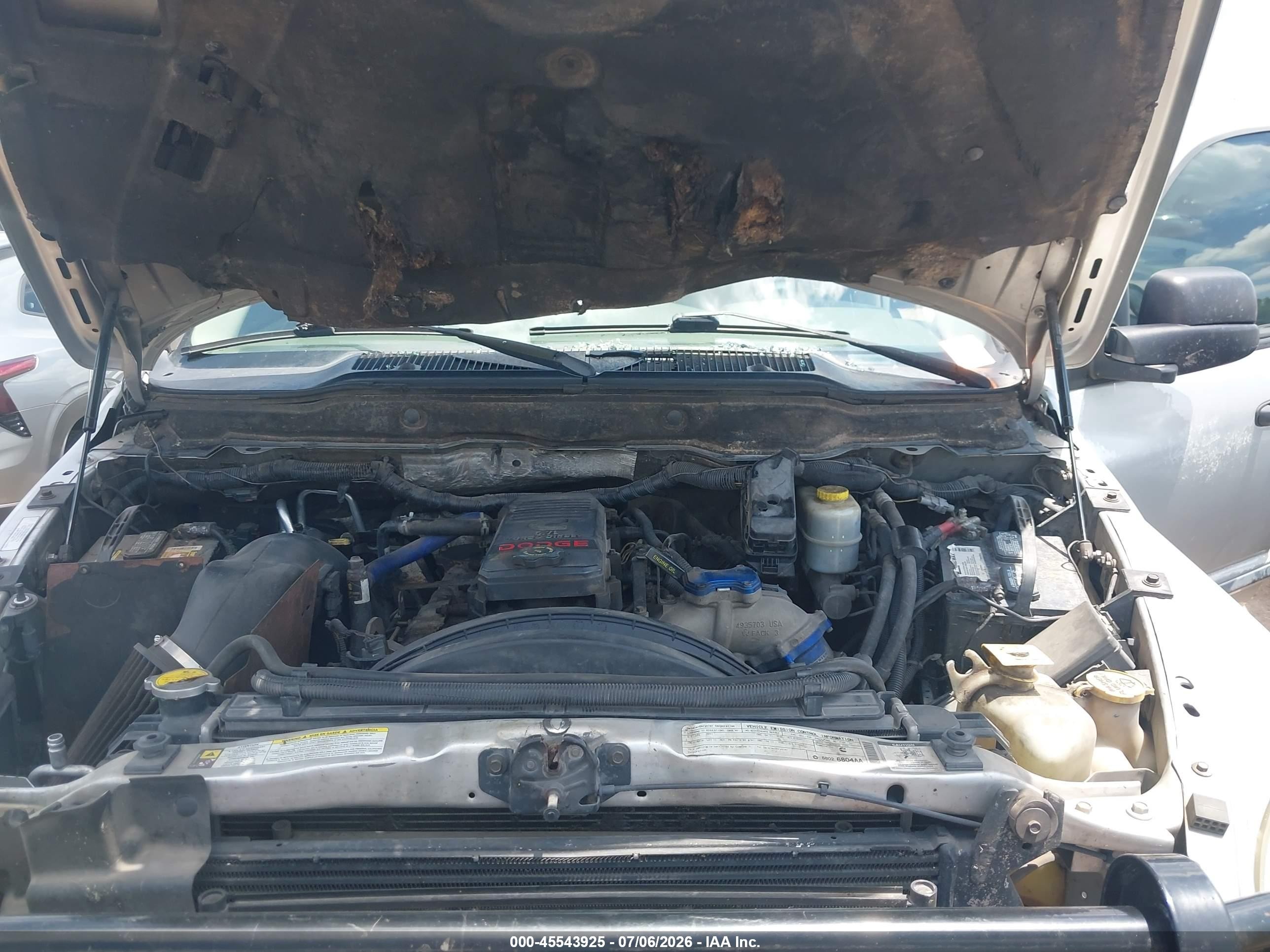 2008 Dodge Ram 2500 Laramie Silver vin: 3D3KS29AX8G219069