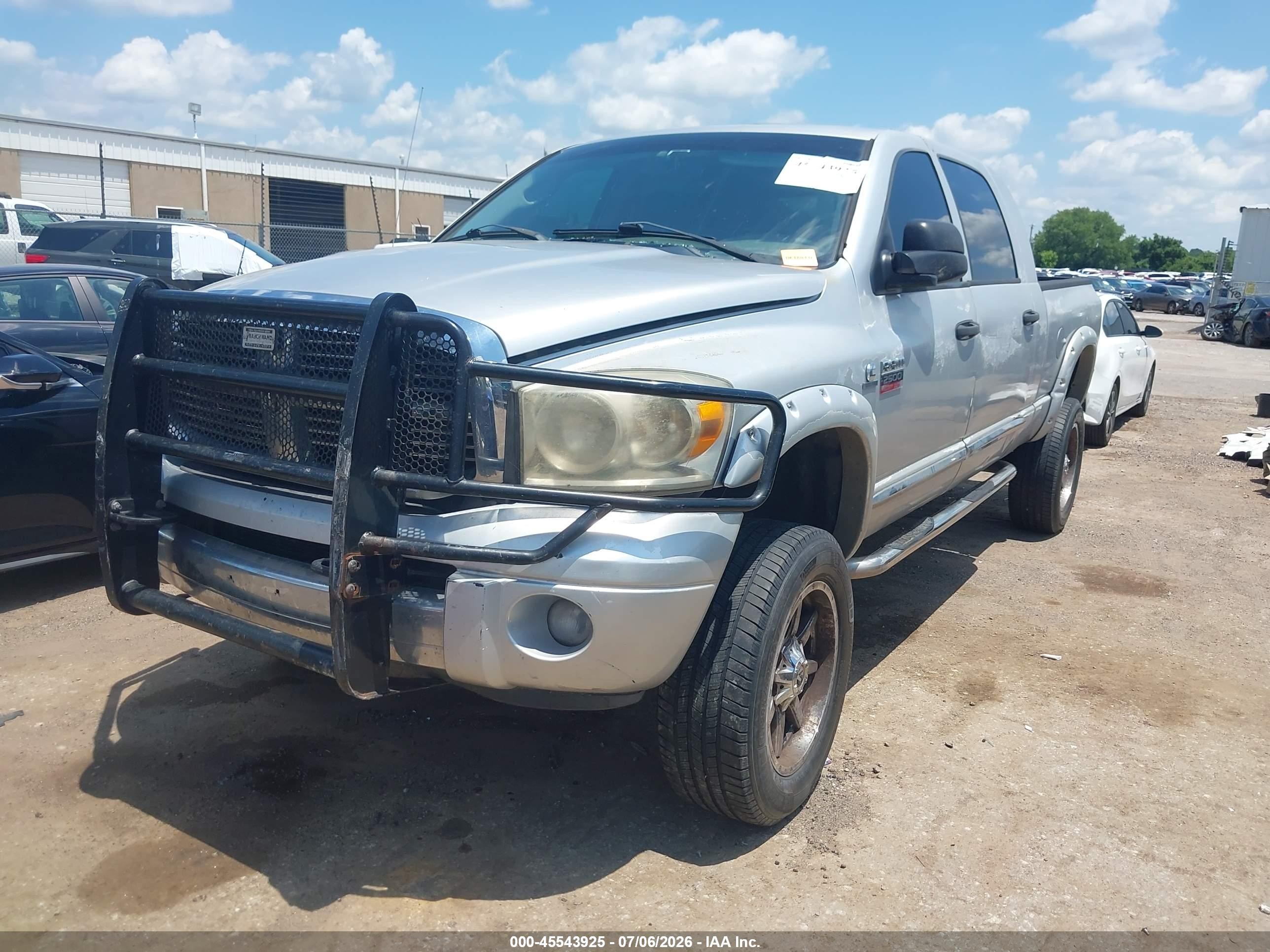 2008 Dodge Ram 2500 Laramie Silver vin: 3D3KS29AX8G219069
