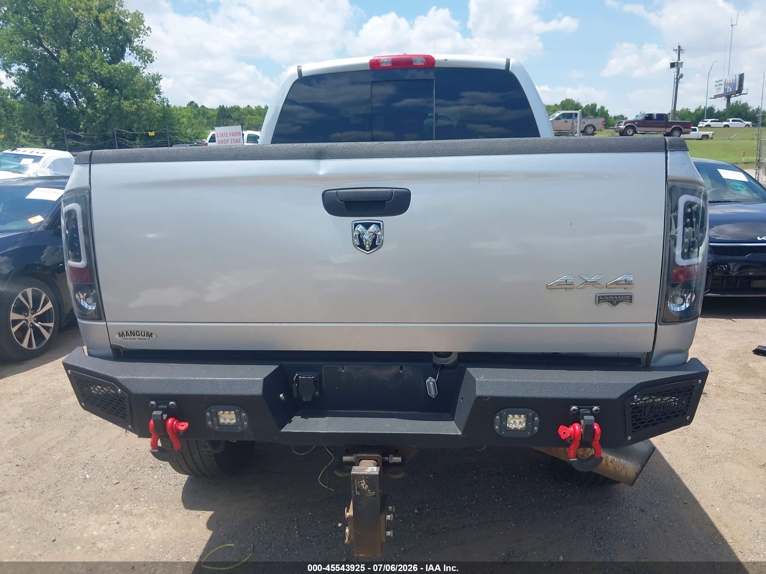 2008 Dodge Ram 2500 Laramie Silver vin: 3D3KS29AX8G219069