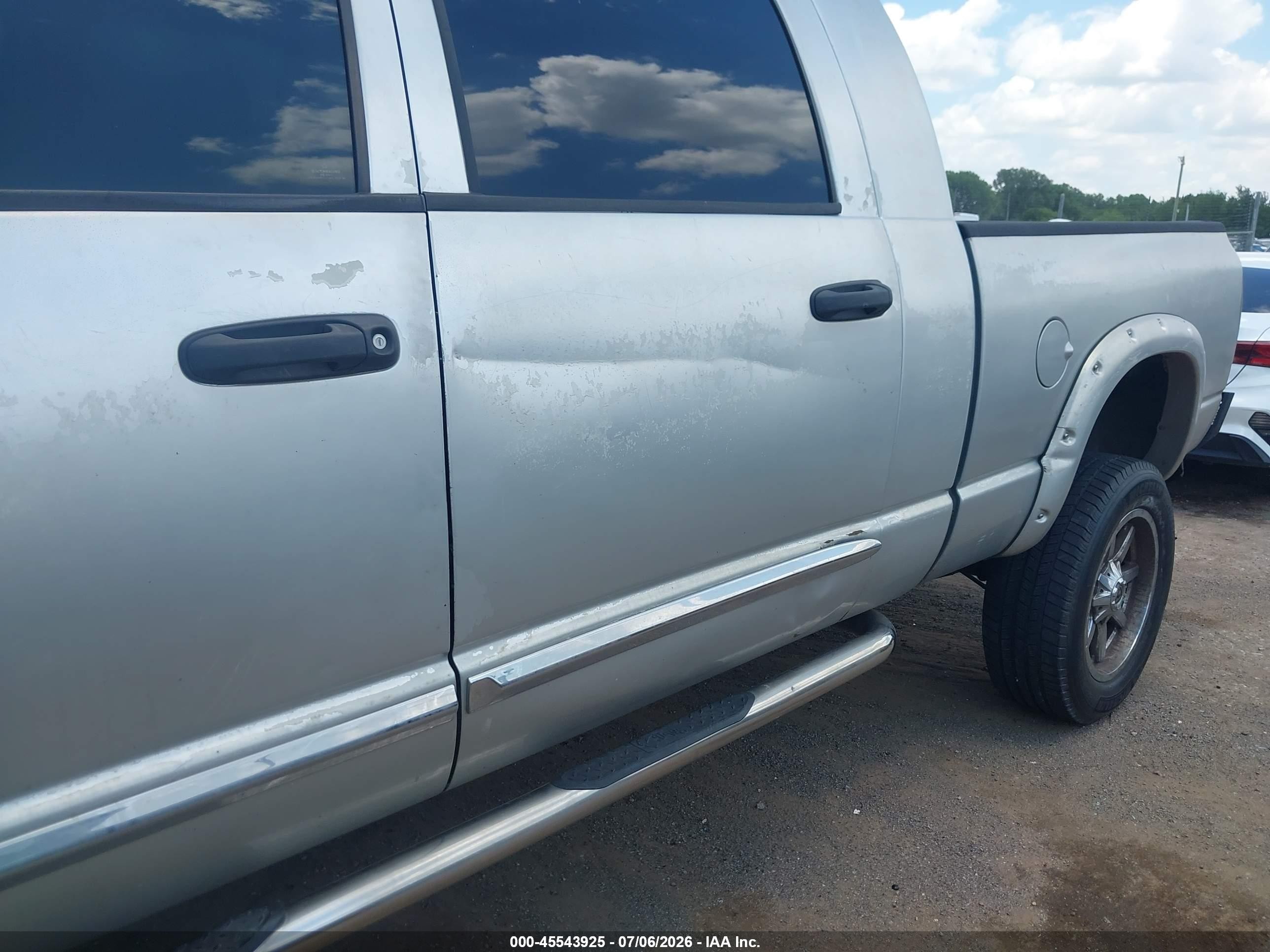 2008 Dodge Ram 2500 Laramie Silver vin: 3D3KS29AX8G219069