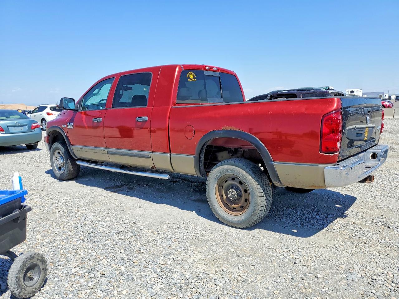 2008 Dodge Ram 2500 Maroon vin: 3D3KS29D18G199756