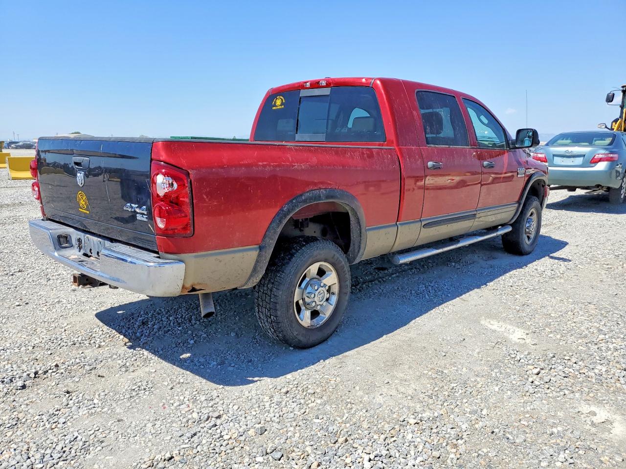 2008 Dodge Ram 2500 Maroon vin: 3D3KS29D18G199756