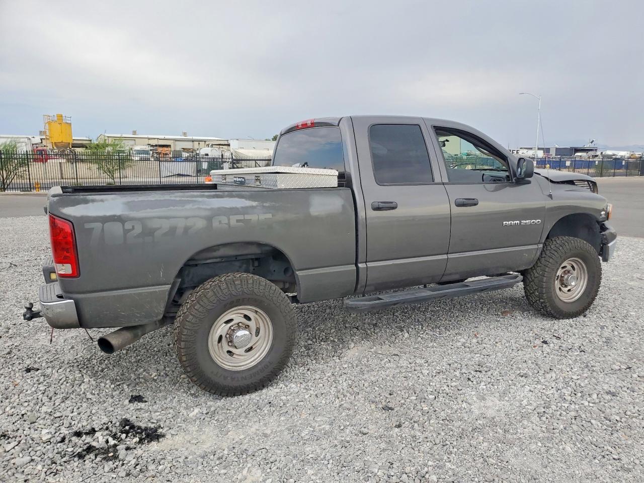 2003 Dodge Ram 2500 St Charcoal vin: 3D3KU28683G705993