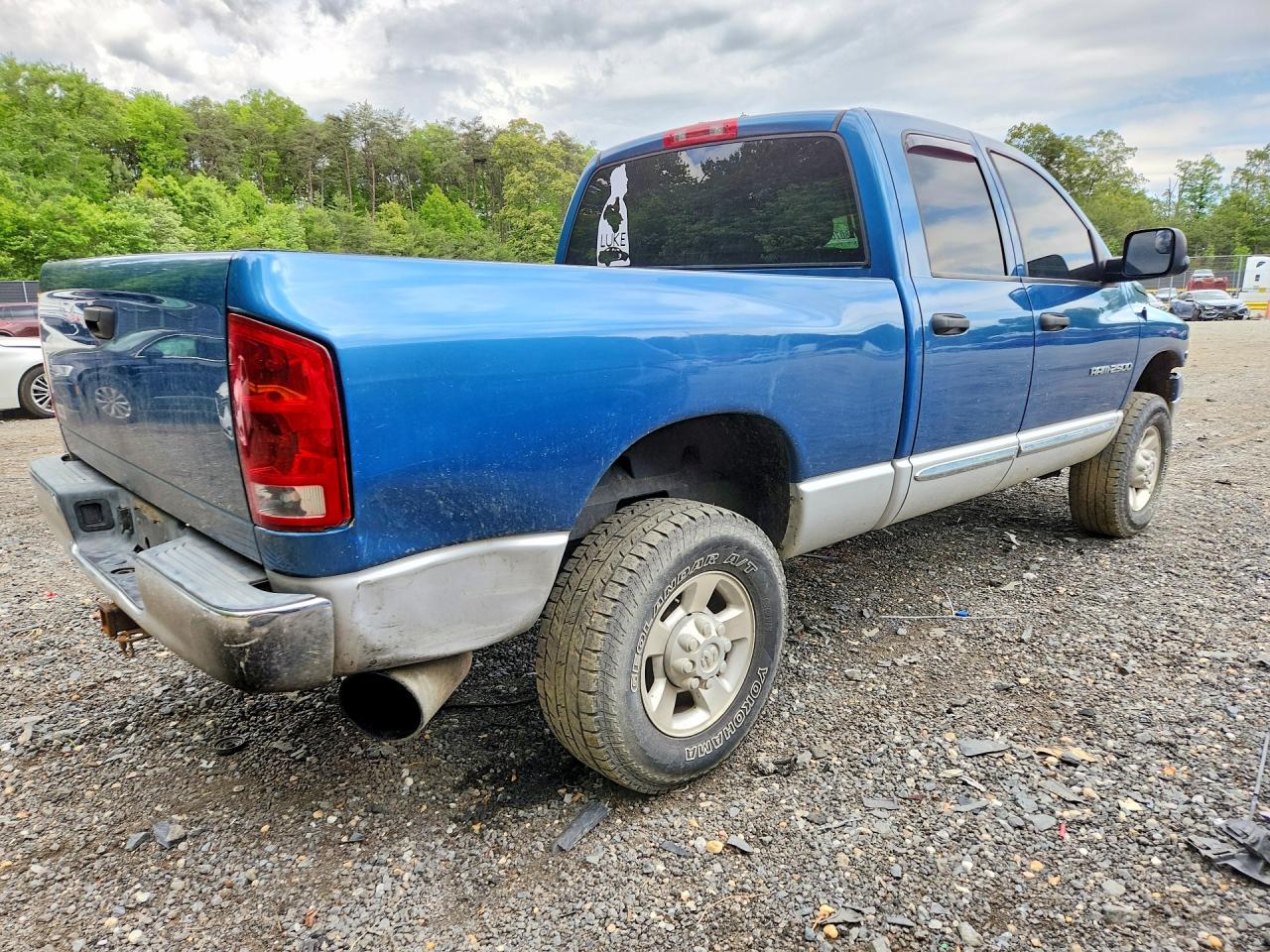 2004 Dodge Ram 2500 St Blue vin: 3D3KU28C74G187074