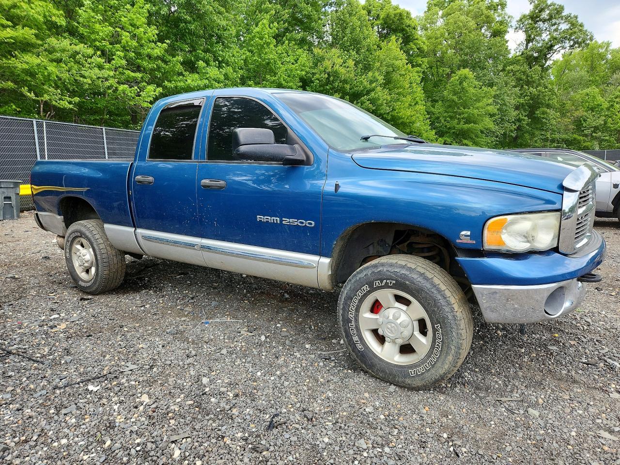 2004 Dodge Ram 2500 St Blue vin: 3D3KU28C74G187074
