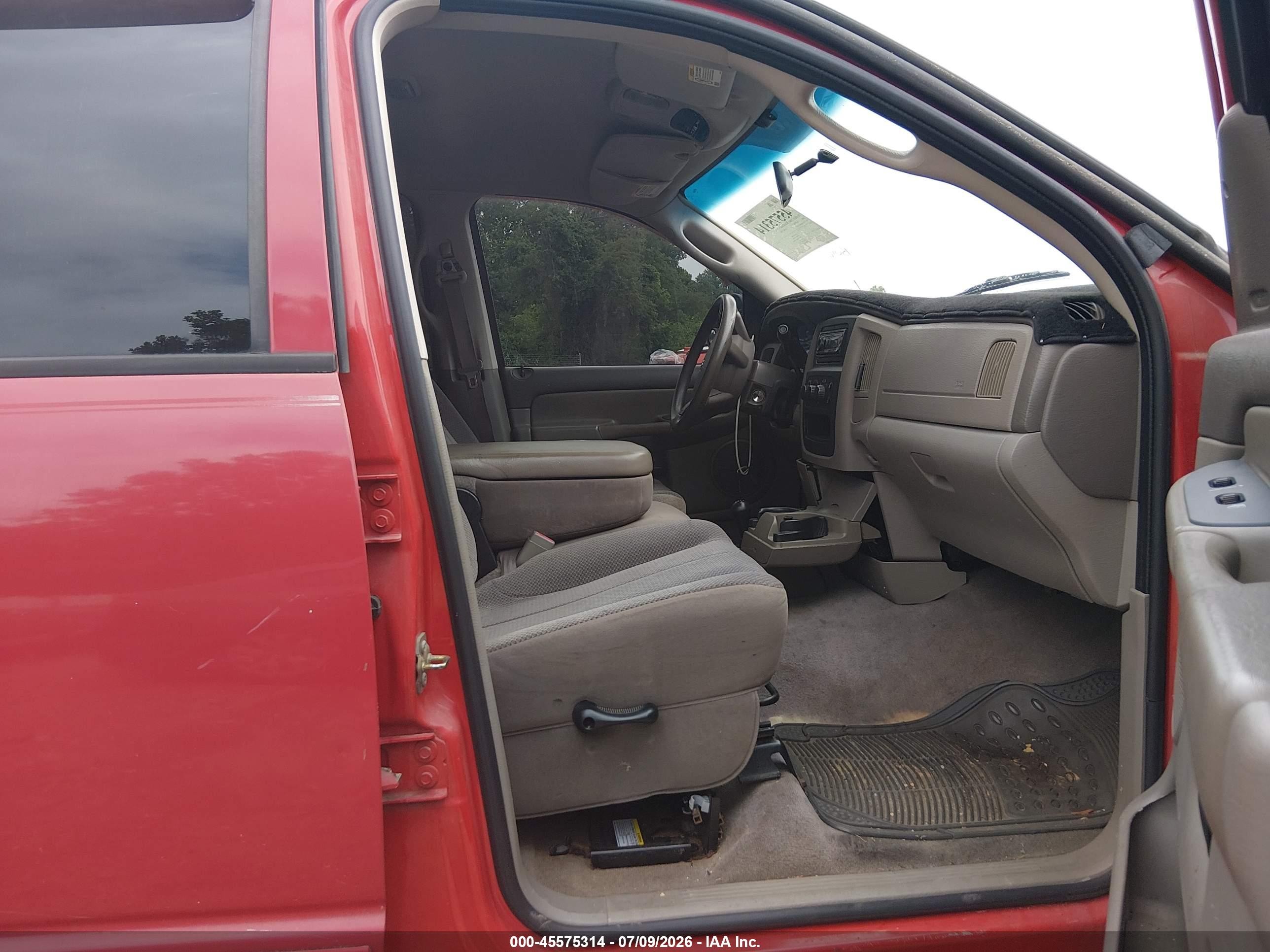 2004 Dodge Ram 2500 Slt/laramie Red vin: 3D3KU28D04G113312