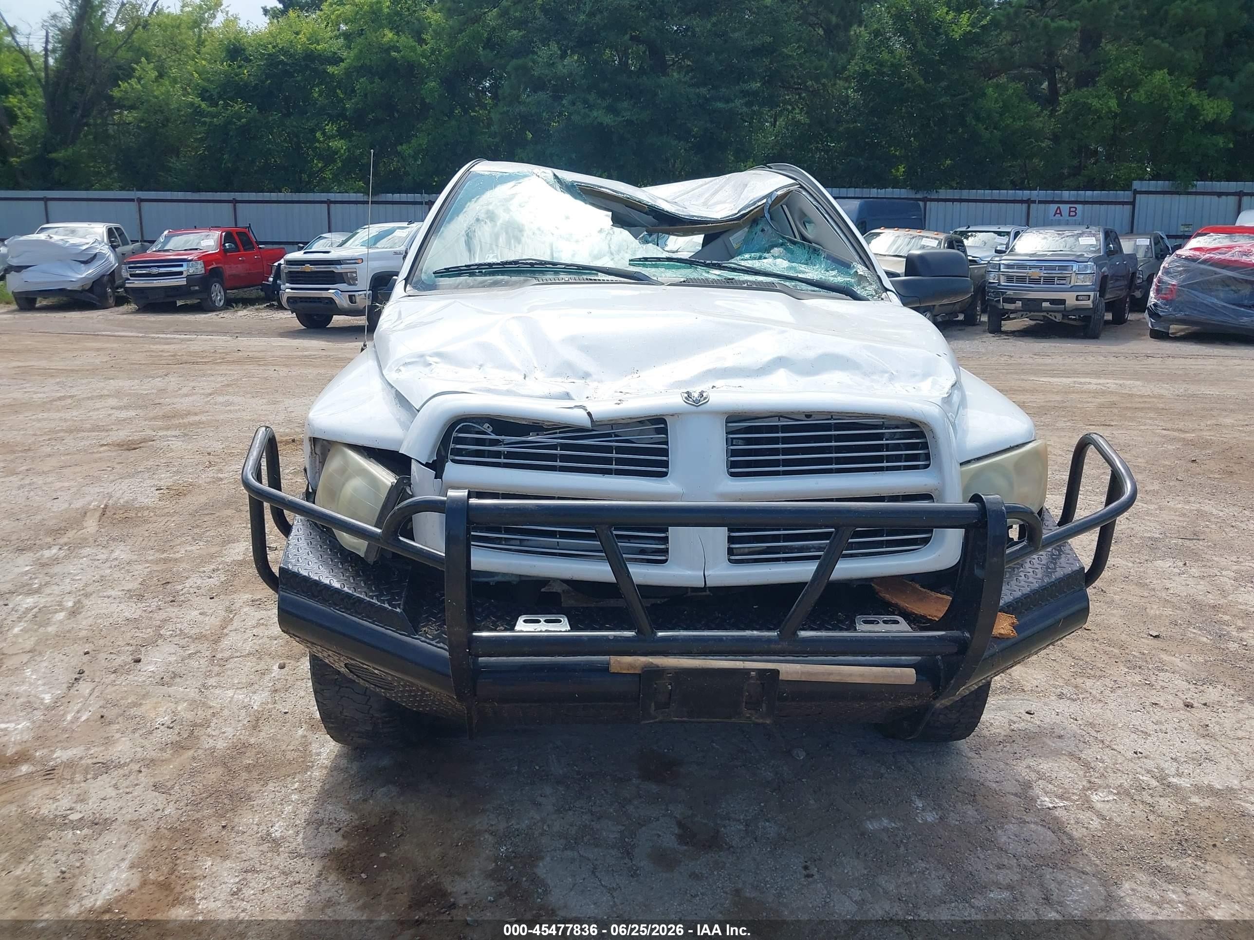 2003 Dodge Ram 2500 Slt/laramie/st White vin: 3D3KU28D73G797337