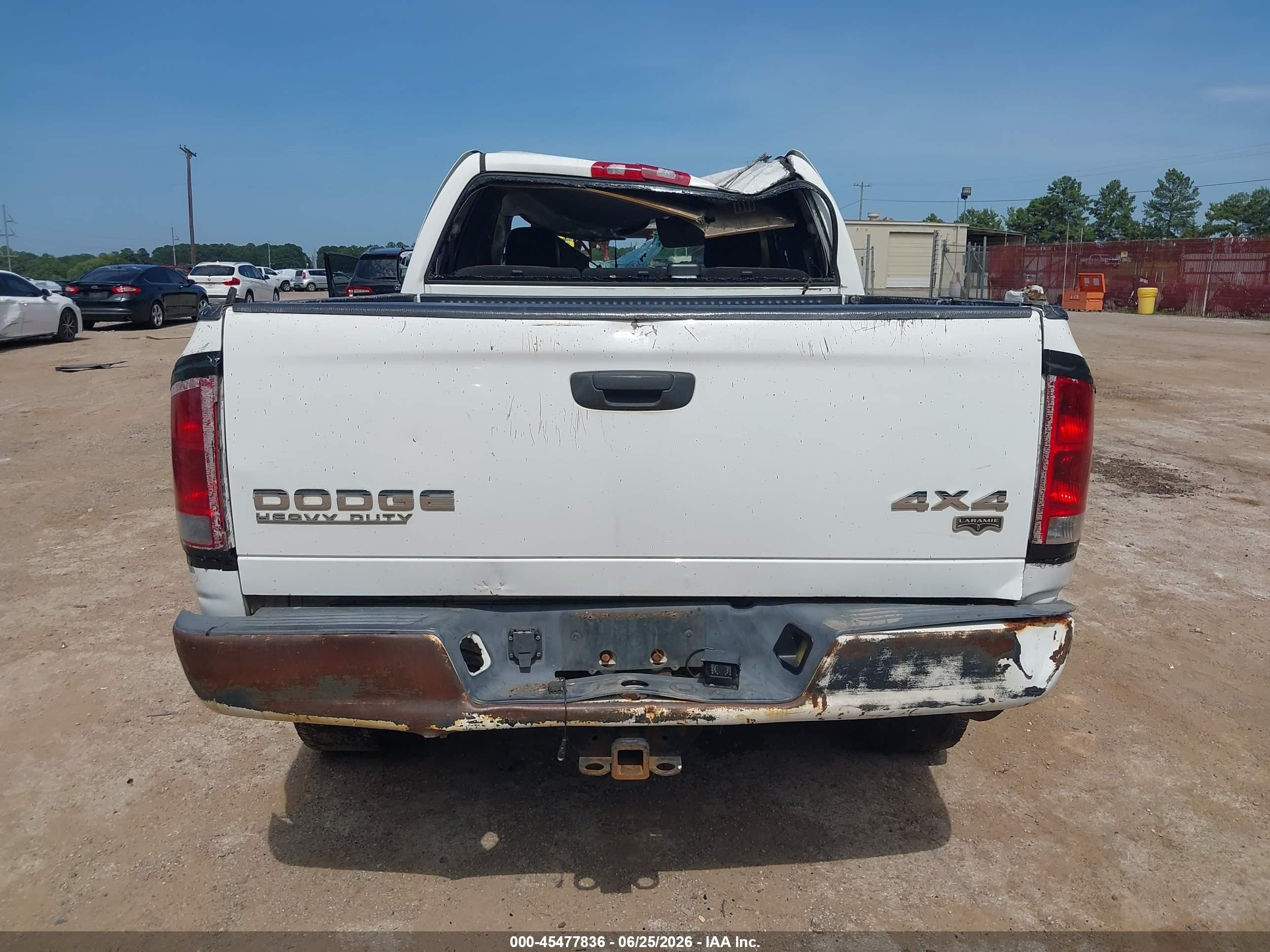 2003 Dodge Ram 2500 Slt/laramie/st White vin: 3D3KU28D73G797337